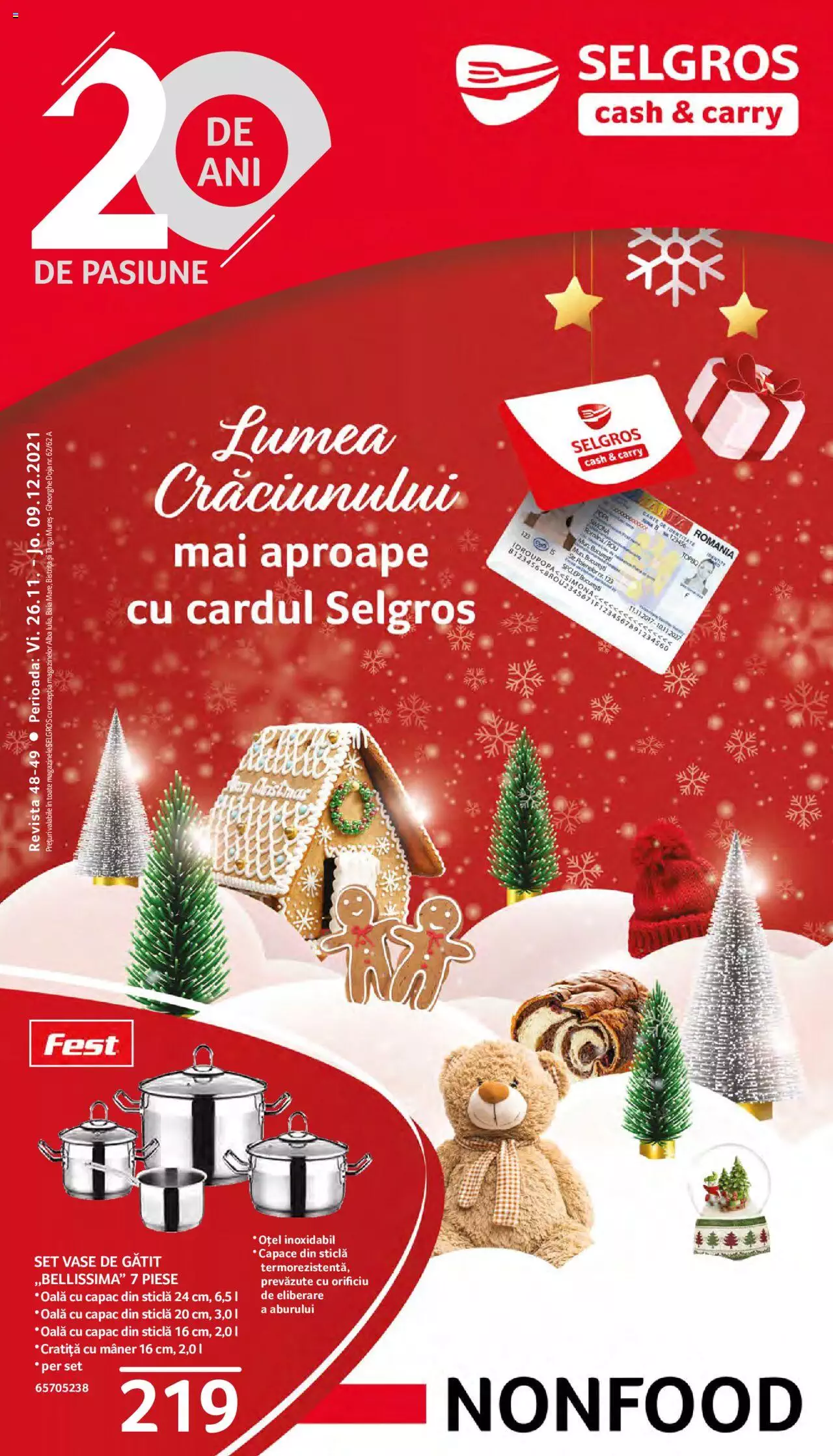Catalog Selgros 26 Noiembrie - 9 Decembrie 2021 | Pagina 1