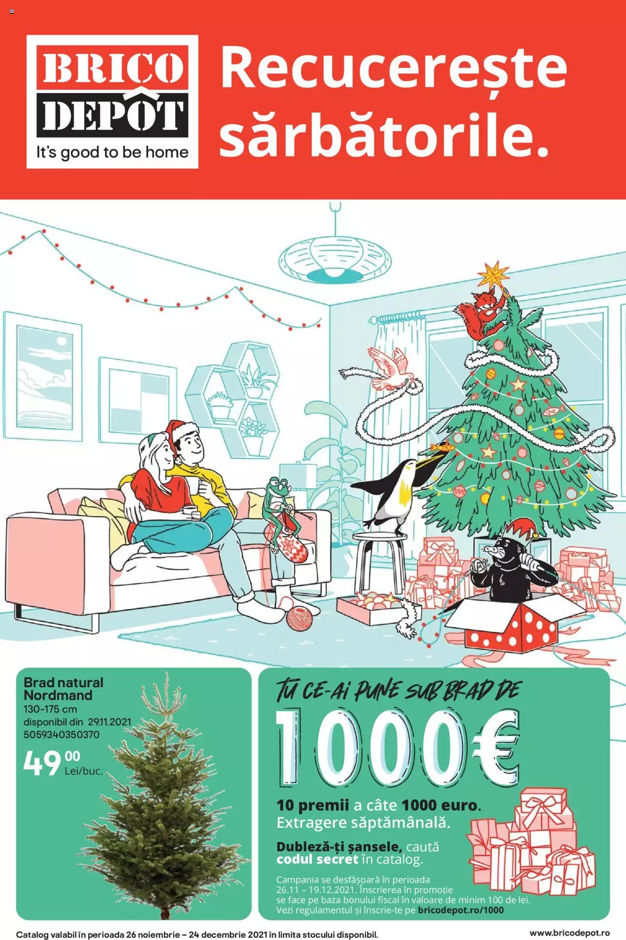 Catalog Brico Depot 26 Noiembrie - 24 Decembrie 2021 | Pagina 1