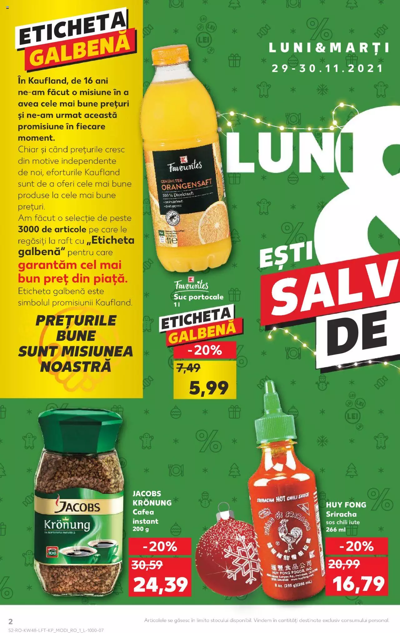 Catalog Kaufland 1 - 7 Decembrie 2021 | Pagina 2