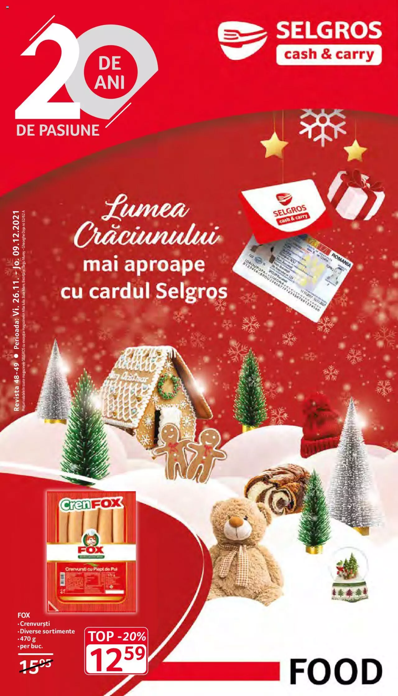 Catalog Selgros 26 Noiembrie - 9 Decembrie 2021 | Pagina 1