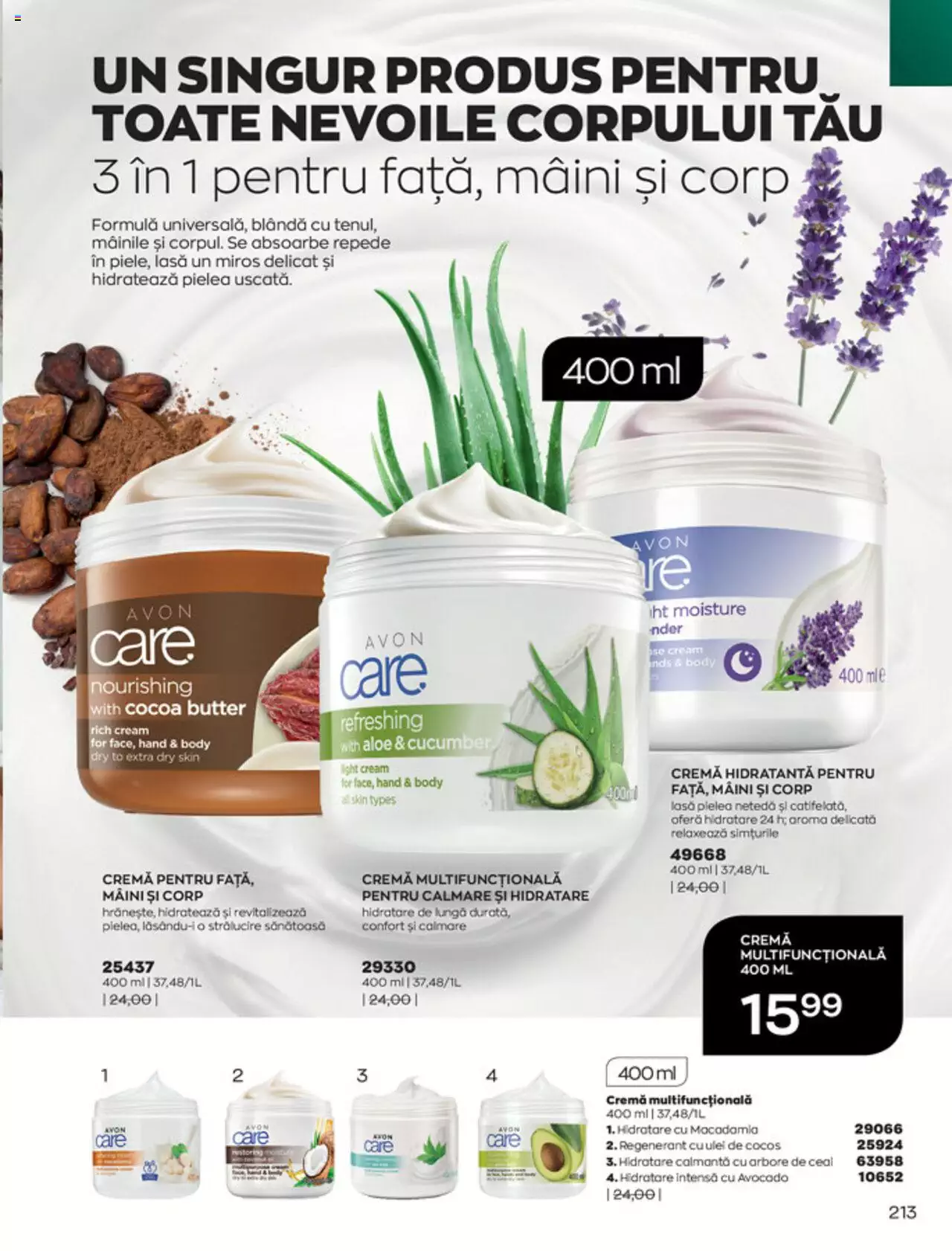 Catalog Avon 1 - 31 Decembrie 2021 | Pagina 213