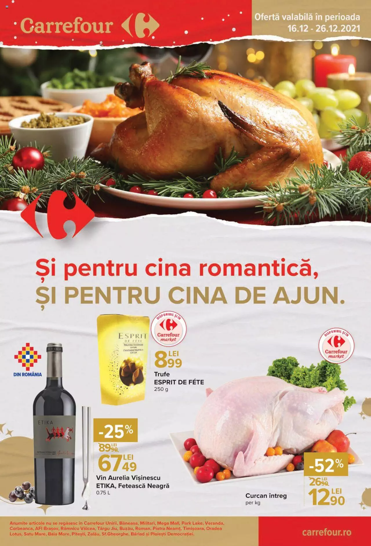 Catalog Carrefour 16 - 26 Decembrie 2021 | Pagina 1