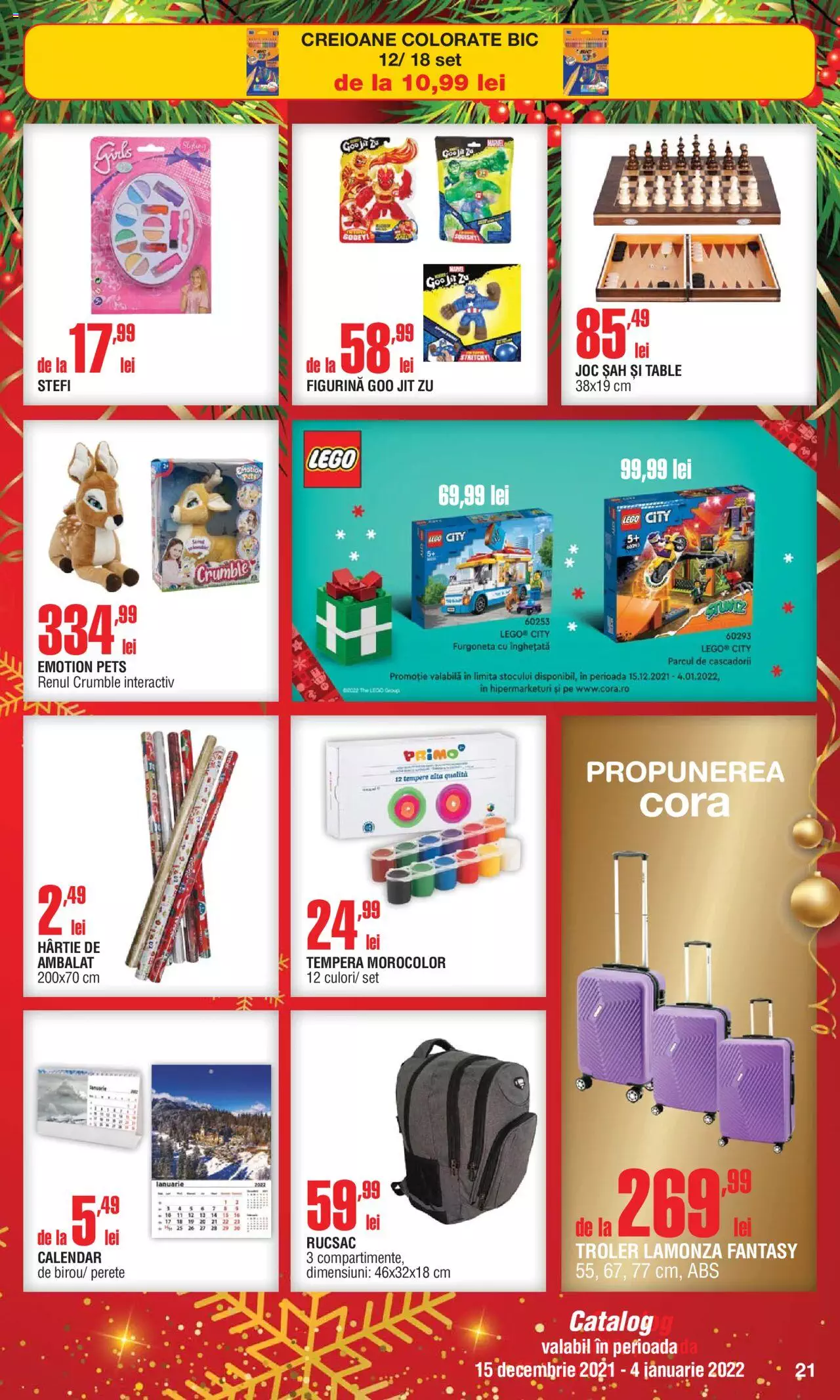 Catalog Cora 15 Decembrie 2021 - 4 Ianuarie 2022 | Pagina 21