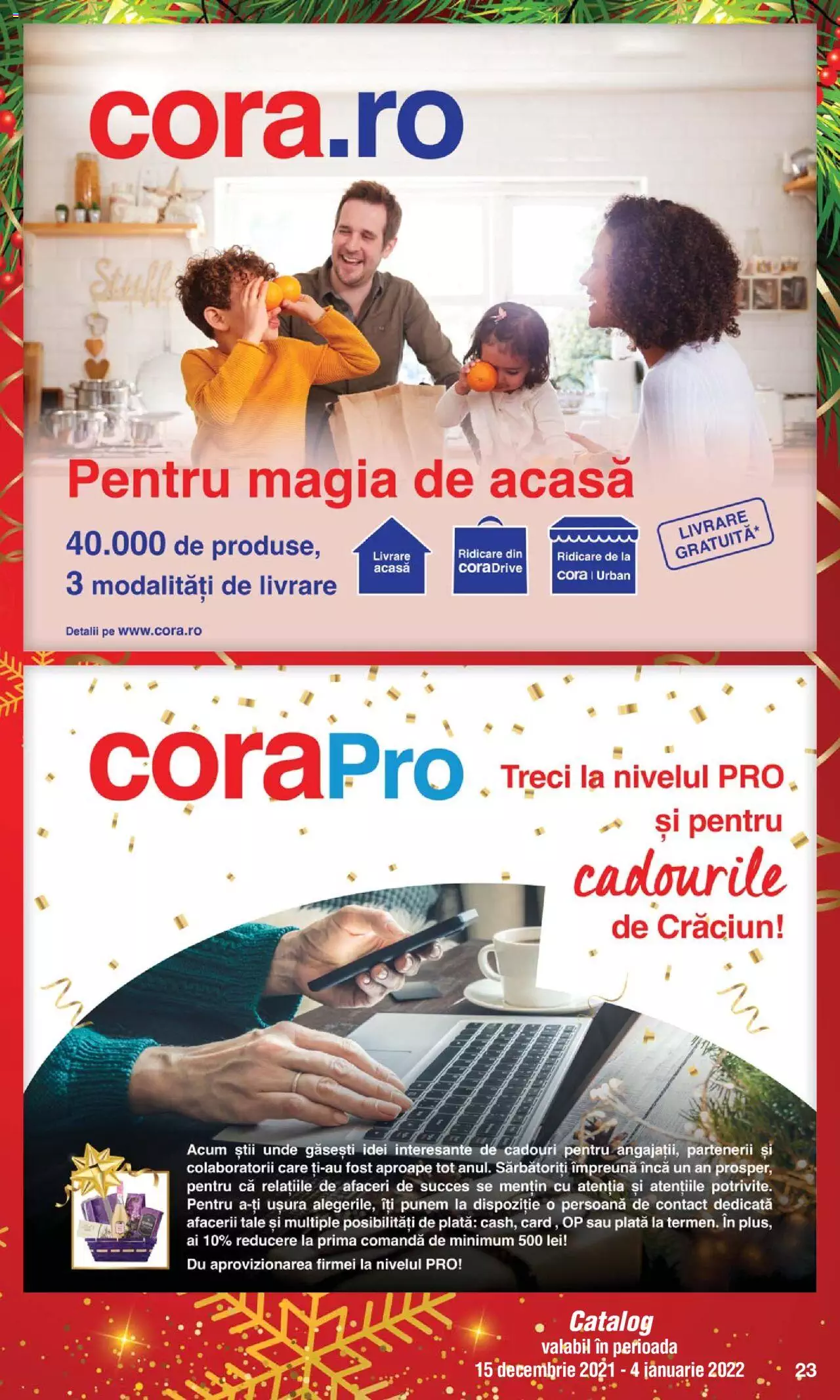 Catalog Cora 15 Decembrie 2021 - 4 Ianuarie 2022 | Pagina 23
