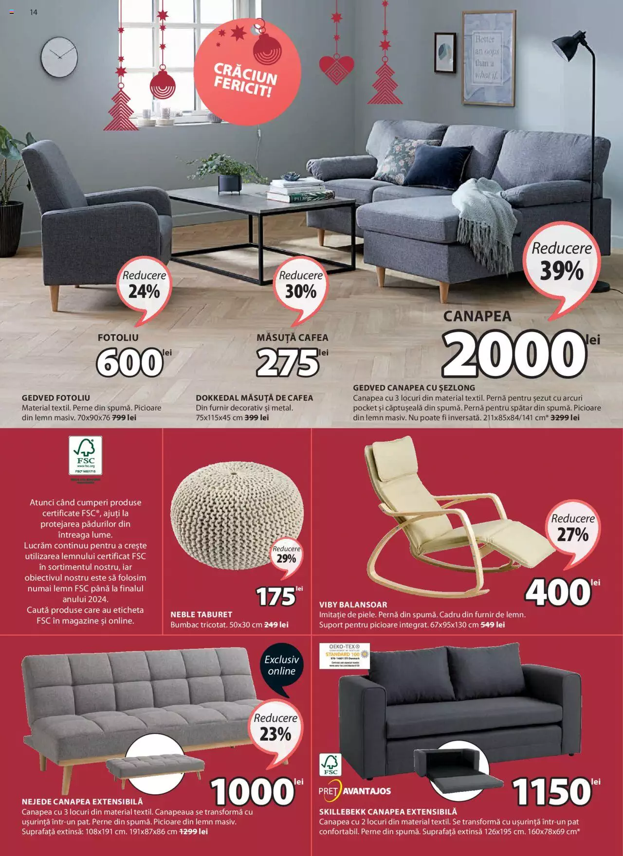 Catalog JYSK 9 Decembrie 2021 - 5 Ianuarie 2022 | Pagina 14