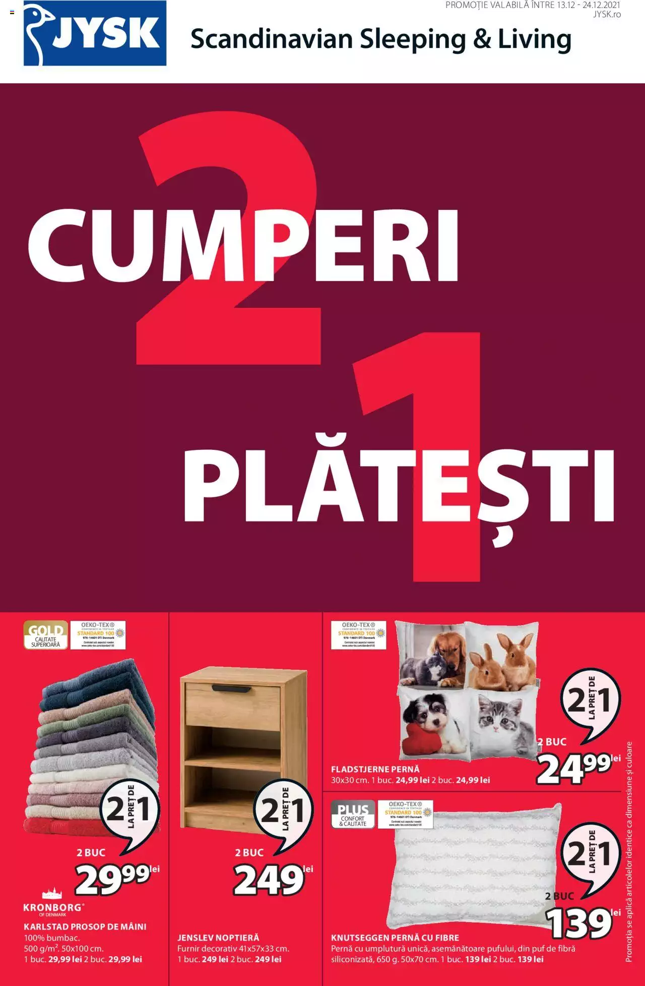 Catalog JYSK 13 - 24 Decembrie 2021 | Pagina 1