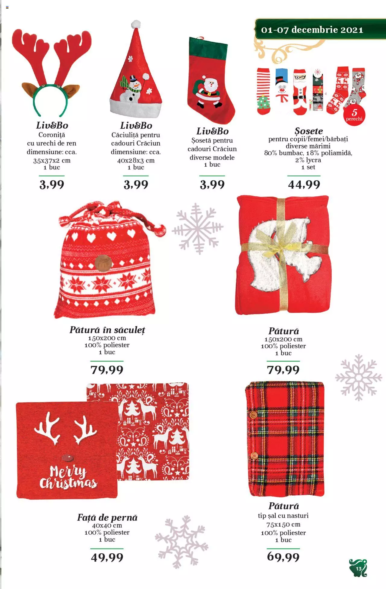Catalog Kaufland 1 - 31 Decembrie 2021 | Pagina 13