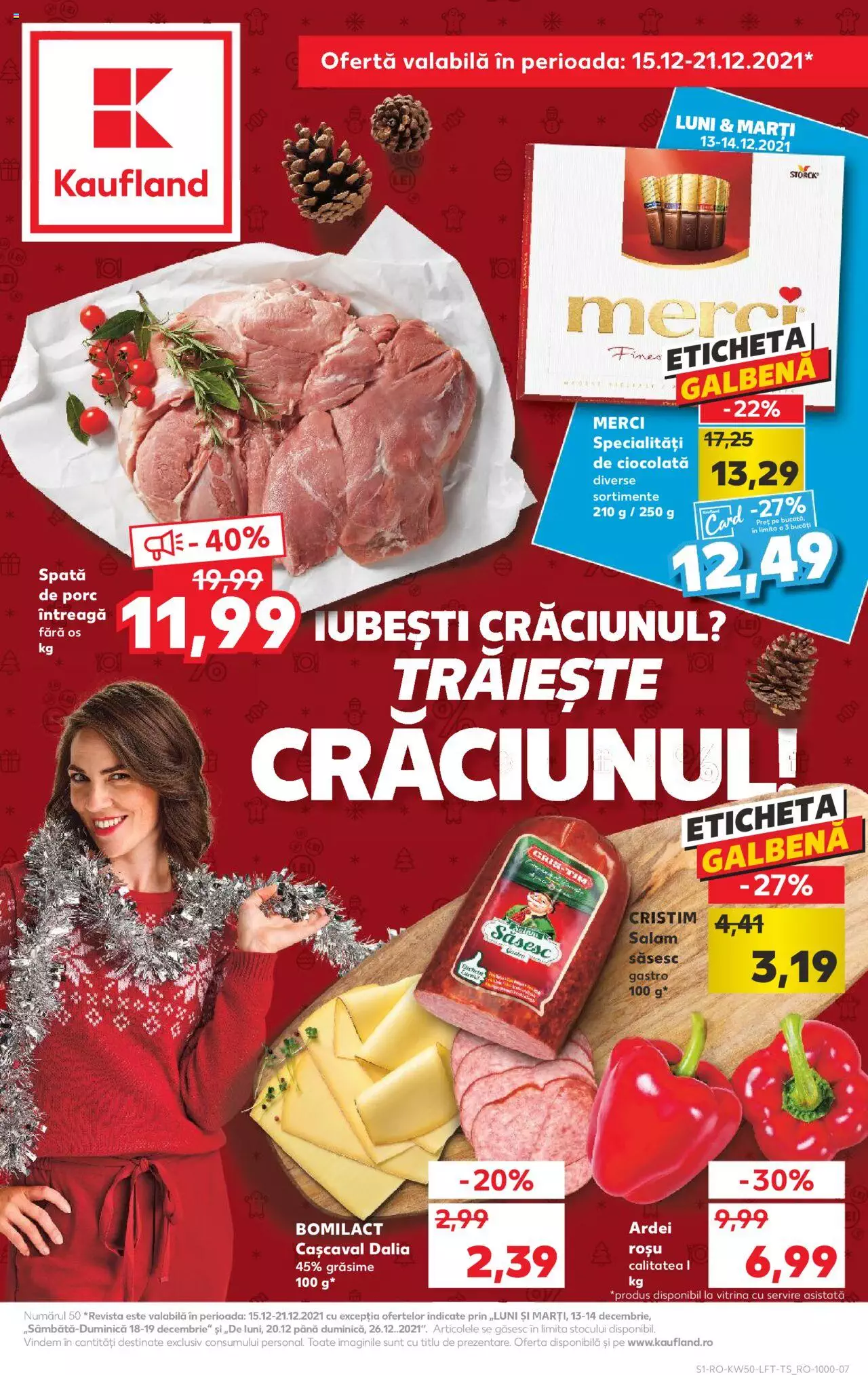 Catalog Kaufland 15 - 21 Decembrie 2021 | Pagina 1