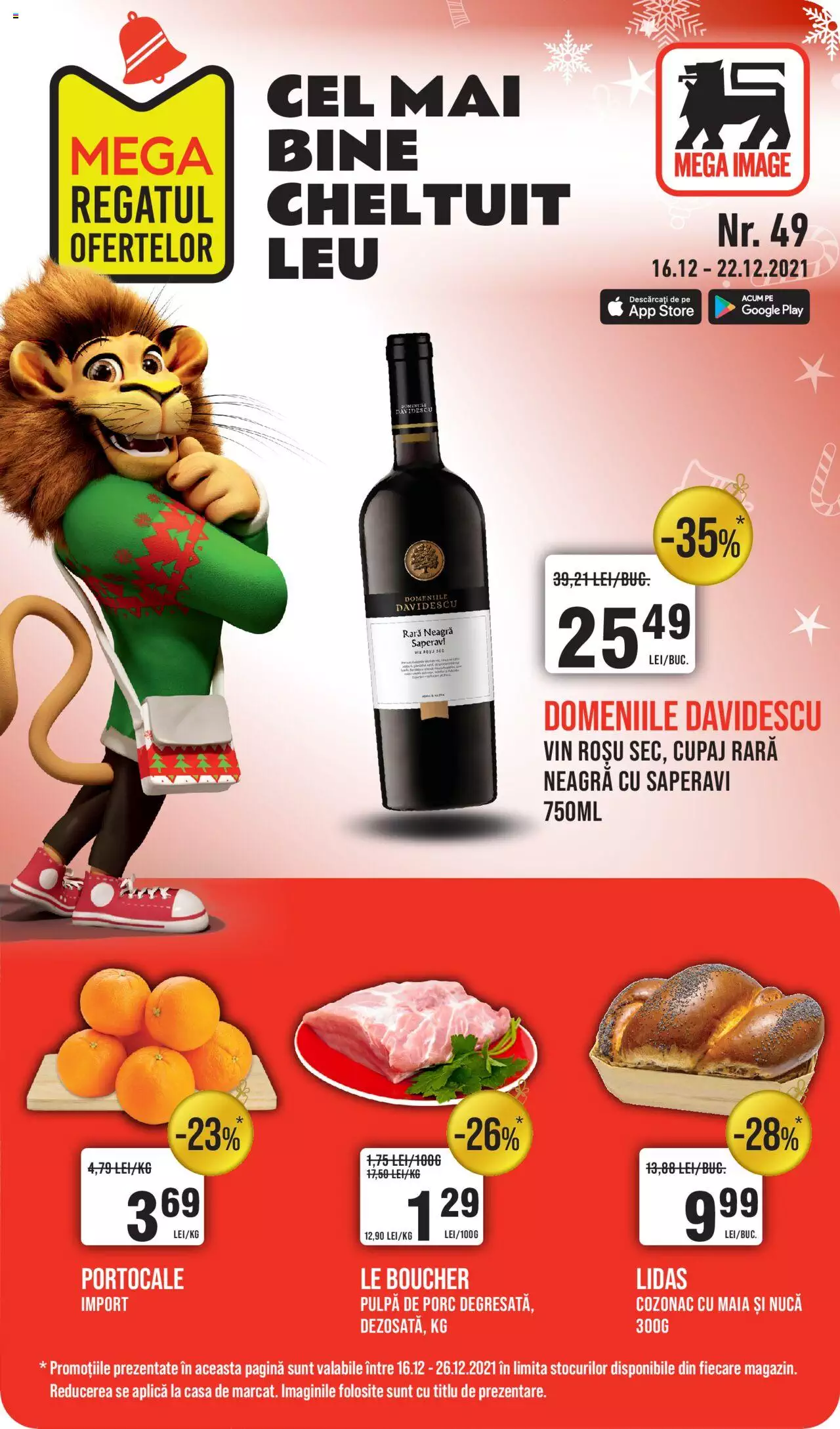 Catalog Mega Image 16 - 22 Decembrie 2021 | Pagina 1