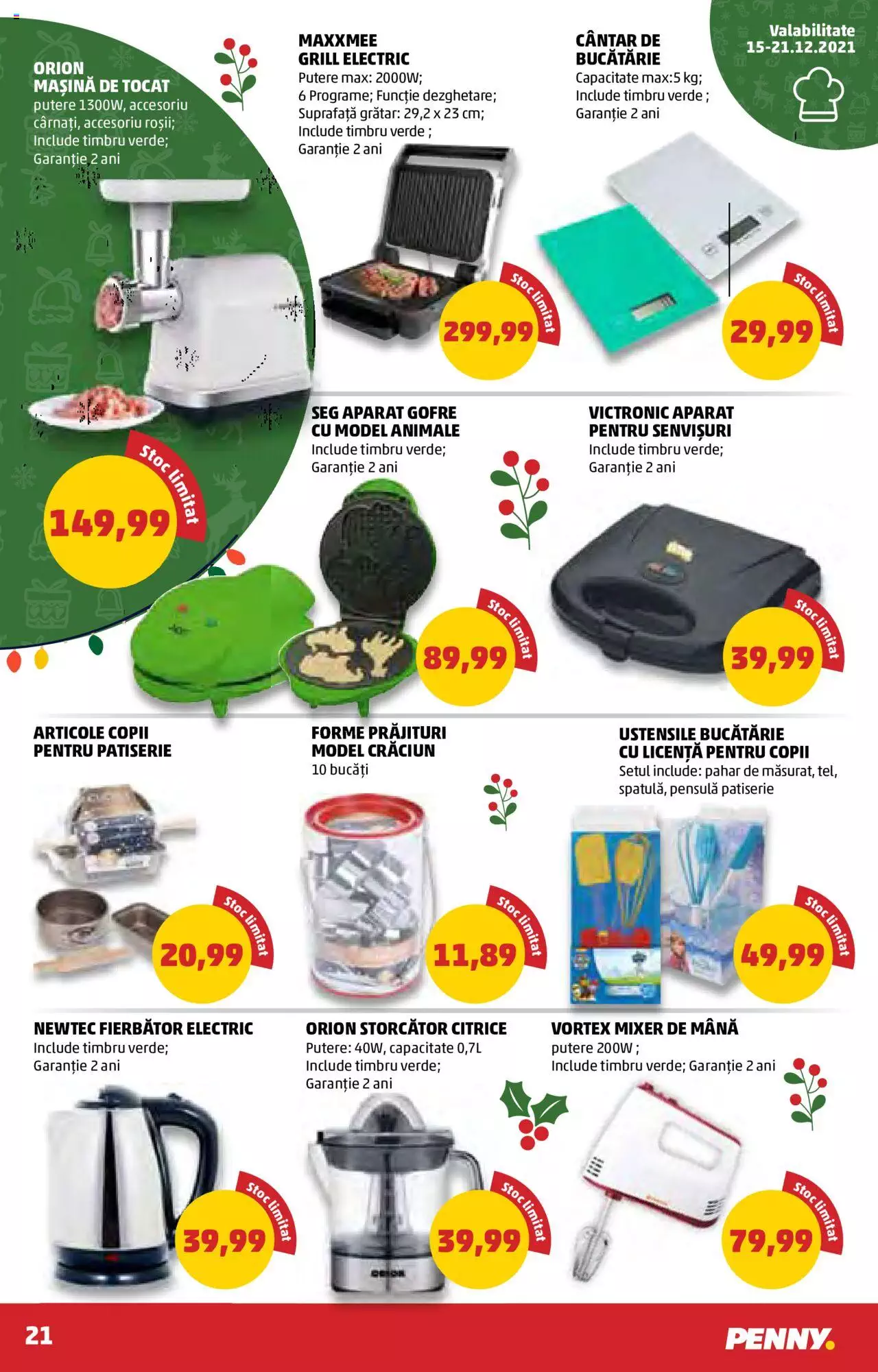 Catalog PENNY Market 15 - 21 Decembrie 2021 | Pagina 21