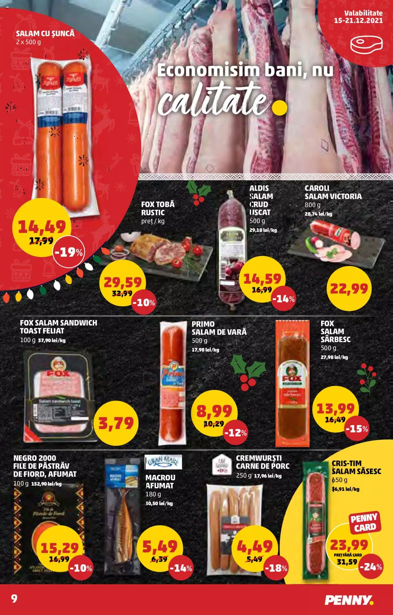 Catalog PENNY Market 15 - 21 Decembrie 2021 | Pagina 9