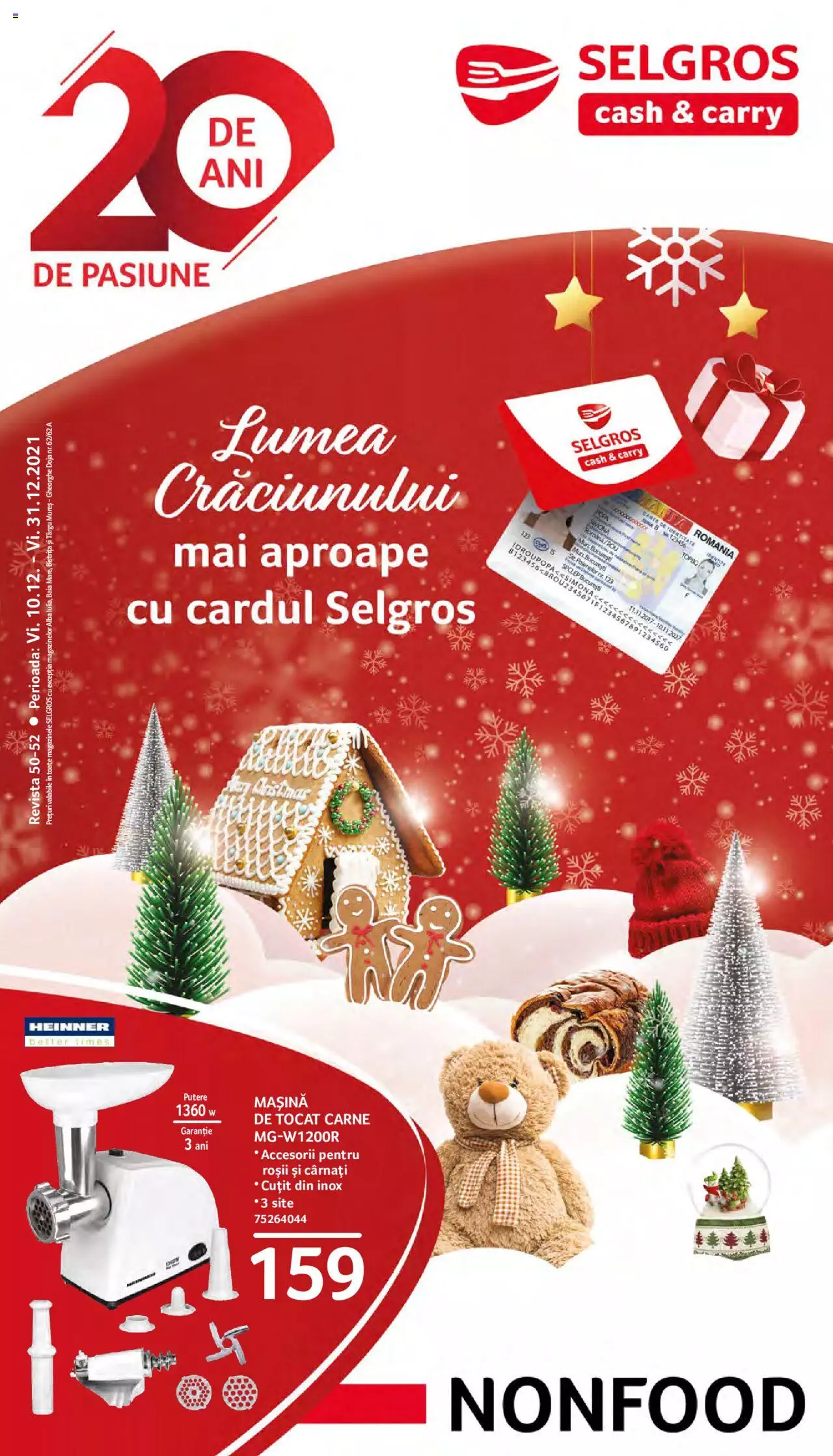 Catalog Selgros 10 - 31 Decembrie 2021 | Pagina 1
