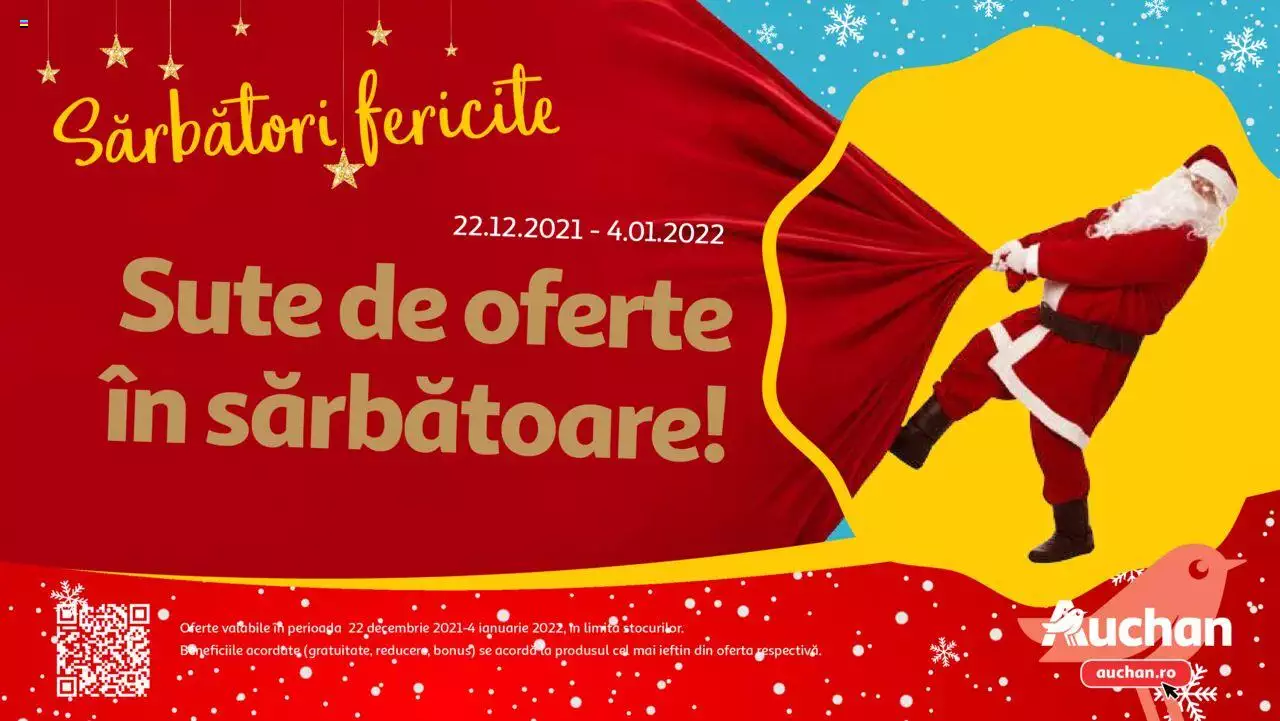 Catalog Auchan 22 Decembrie 2021 - 4 Ianuarie 2022 | Pagina 1
