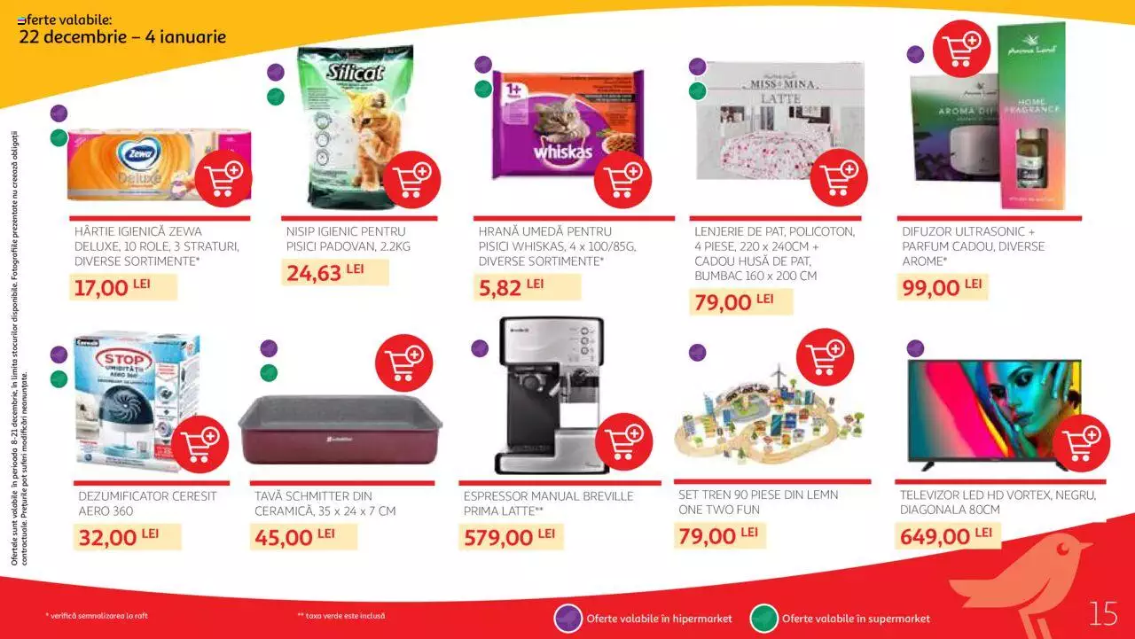 Catalog Auchan 22 Decembrie 2021 - 4 Ianuarie 2022 | Pagina 15