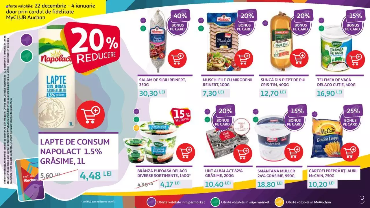 Catalog Auchan 22 Decembrie 2021 - 4 Ianuarie 2022 | Pagina 3