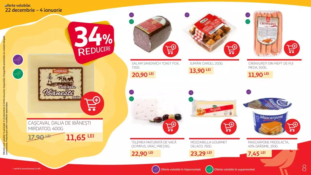 Catalog Auchan 22 Decembrie 2021 - 4 Ianuarie 2022 | Pagina 8