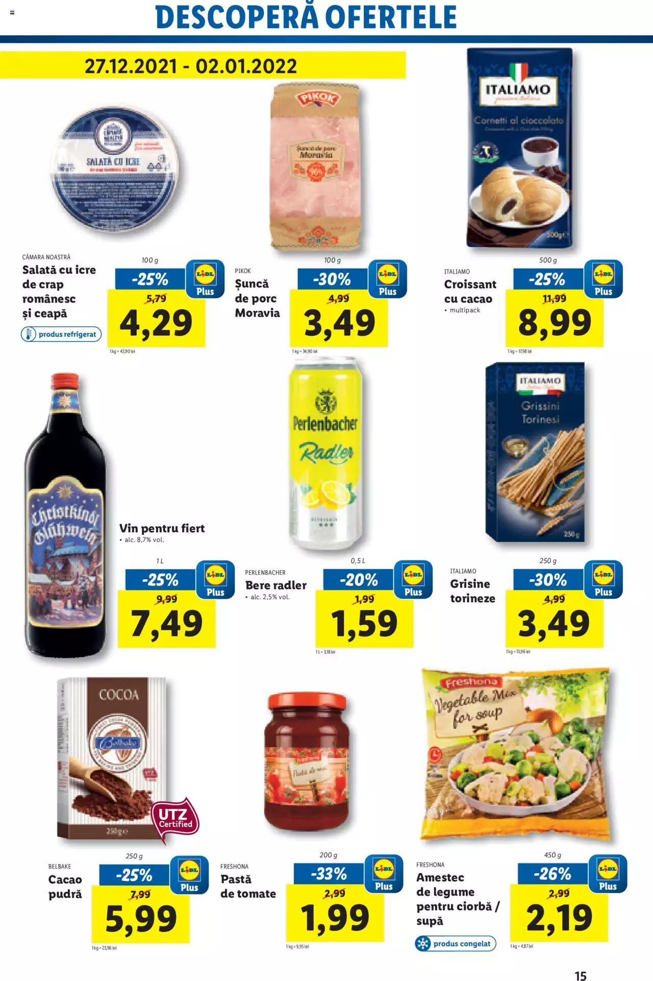 Catalog LIDL 27 Decembrie 2021 - 2 Ianuarie 2022 | Pagina 15