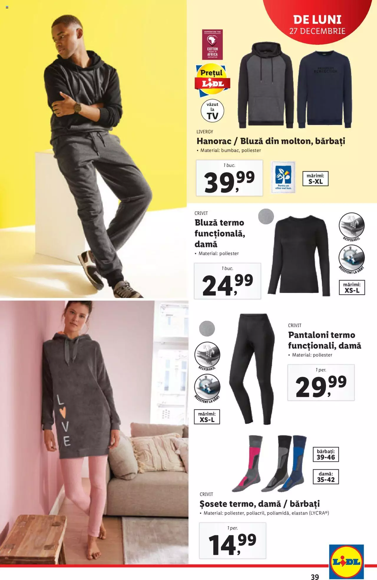 Catalog LIDL 27 Decembrie 2021 - 2 Ianuarie 2022 | Pagina 39
