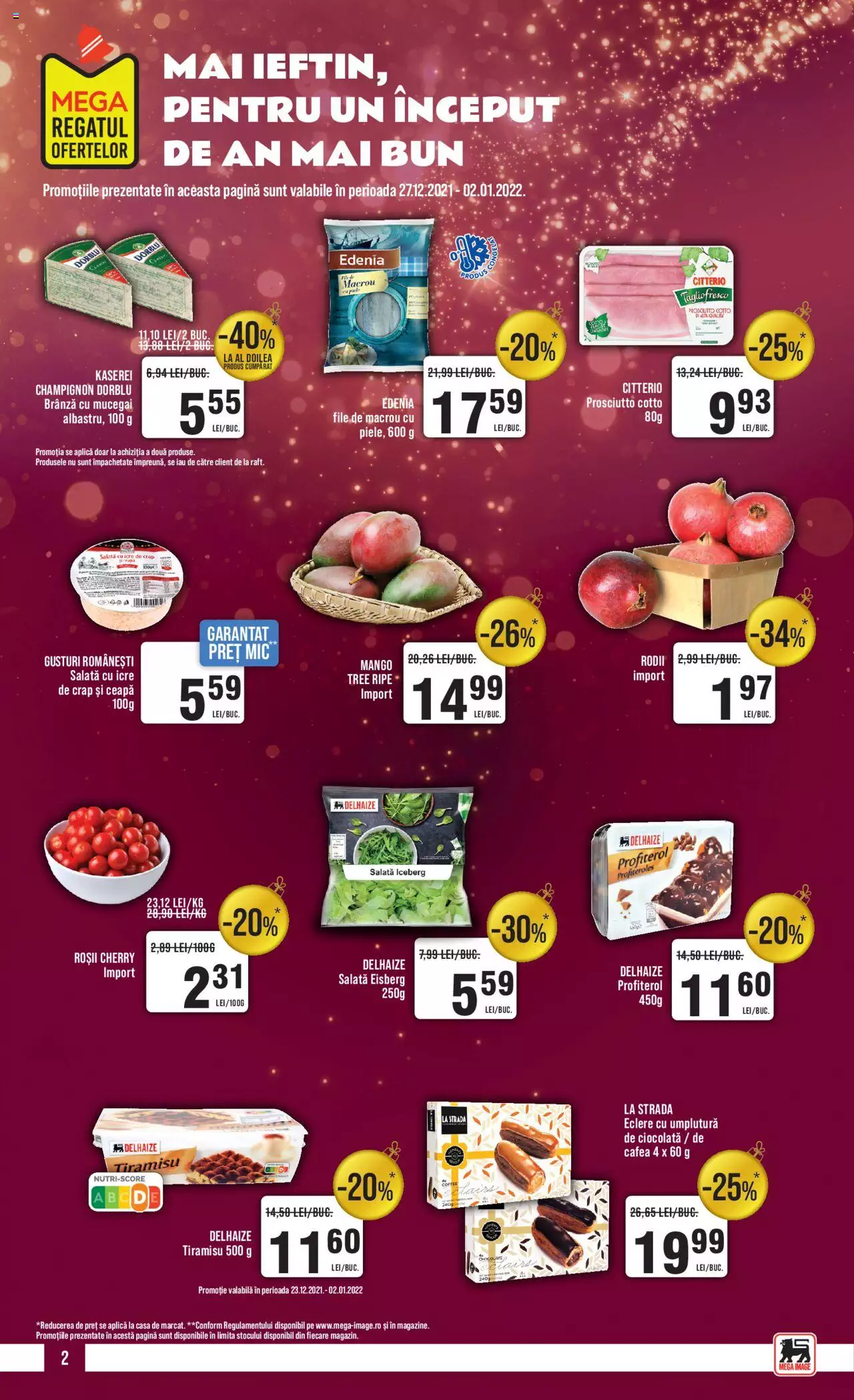 Catalog Mega Image 23 Decembrie 2021 - 2 Ianuarie 2022 | Pagina 2