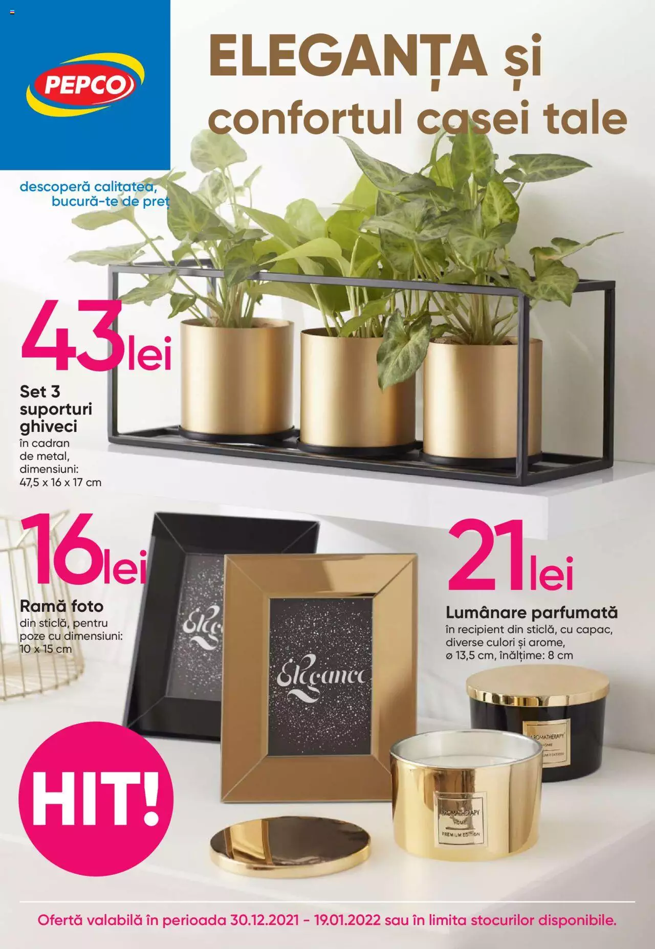 Catalog Pepco 30 Decembrie 2021 - 19 Ianuarie 2022 | Pagina 1
