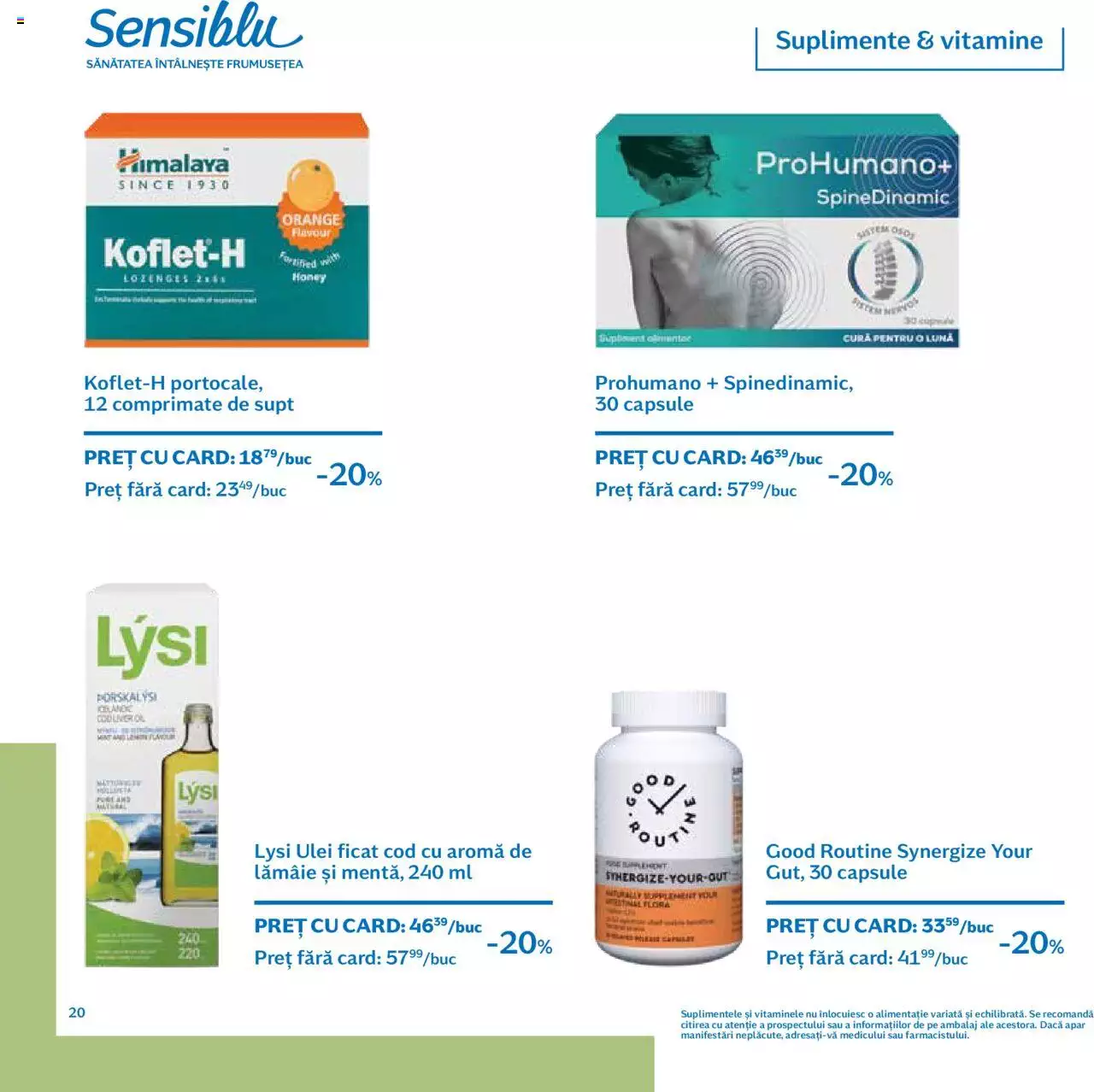 Catalog Sensiblu 1 Ianuarie - 28 Februarie 2022 | Pagina 20
