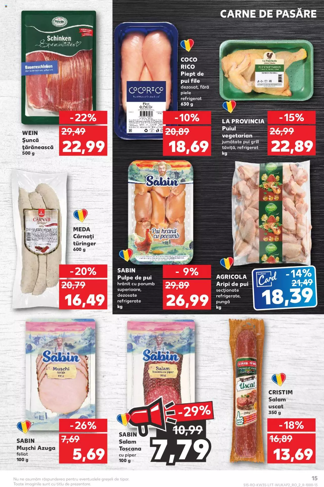 Catalog Kaufland 31 August - 6 Septembrie 2022 | Pagina 15
