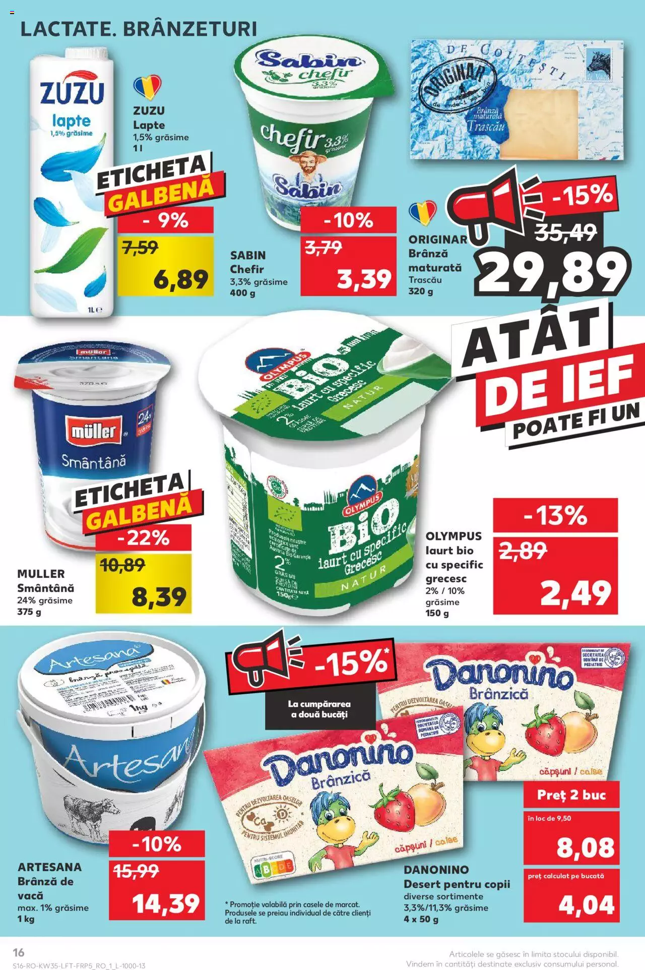 Catalog Kaufland 31 August - 6 Septembrie 2022 | Pagina 16