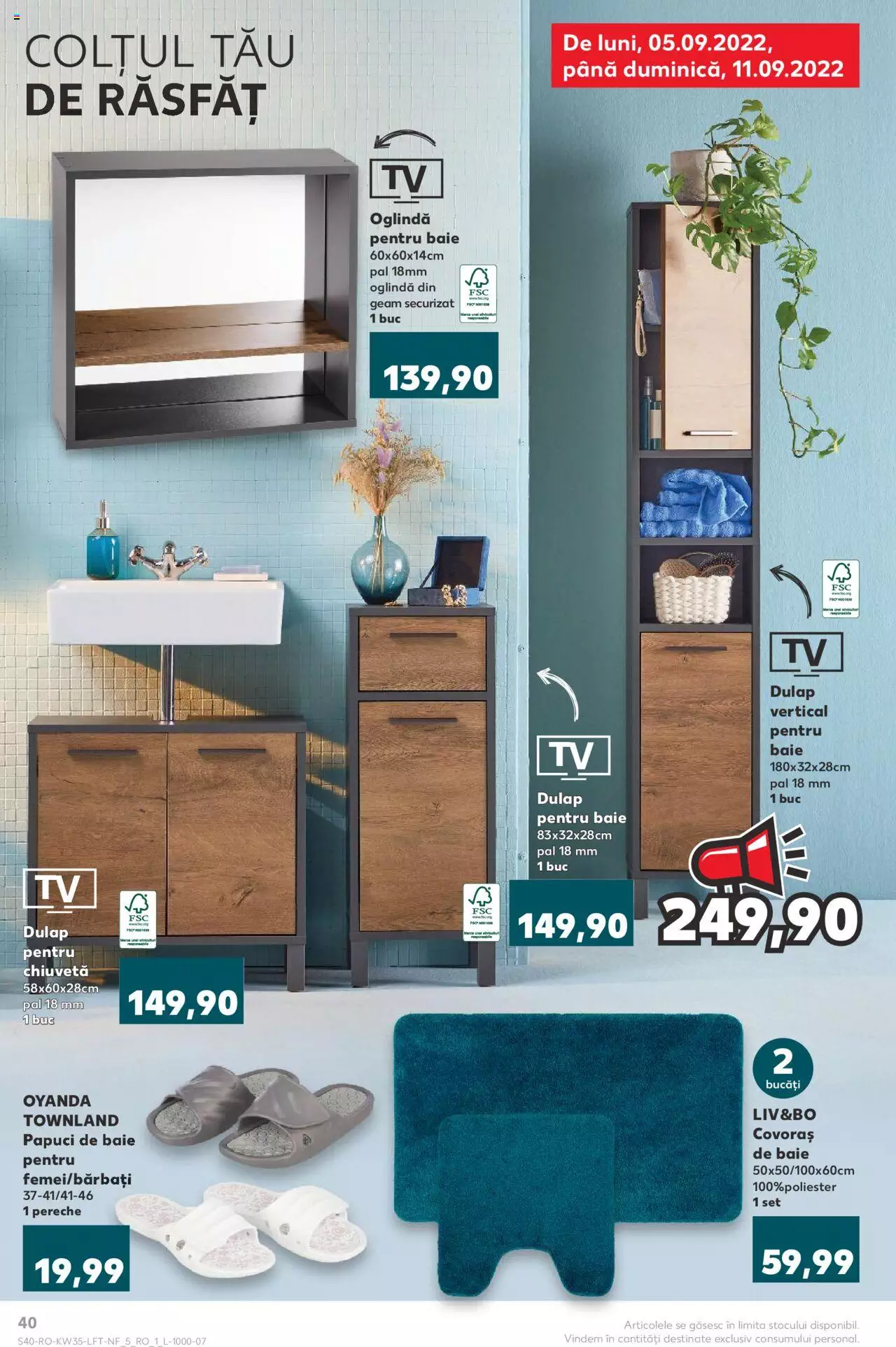 Catalog Kaufland 31 August - 6 Septembrie 2022 | Pagina 40