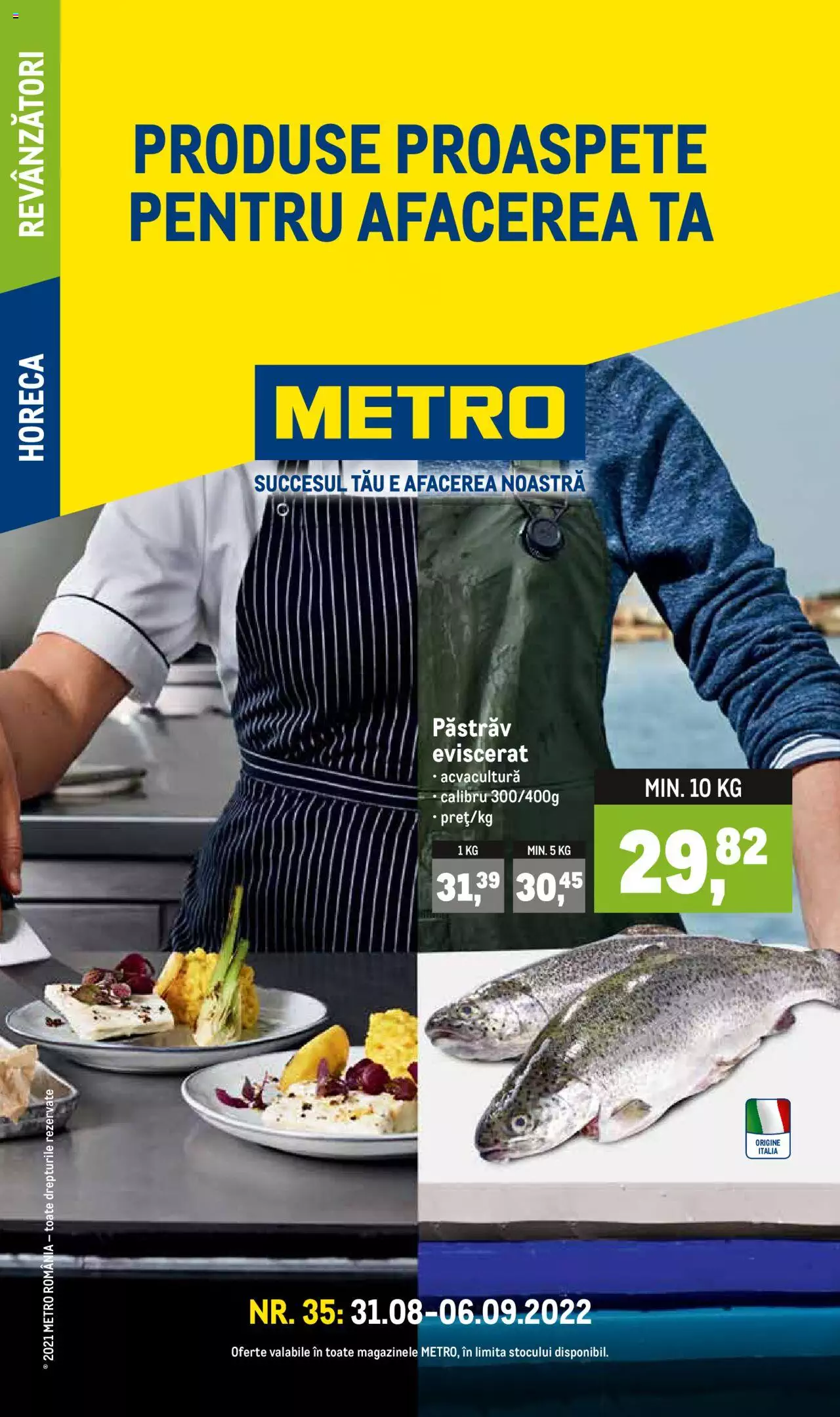 Catalog METRO 31 August - 6 Septembrie 2022 | Pagina 1