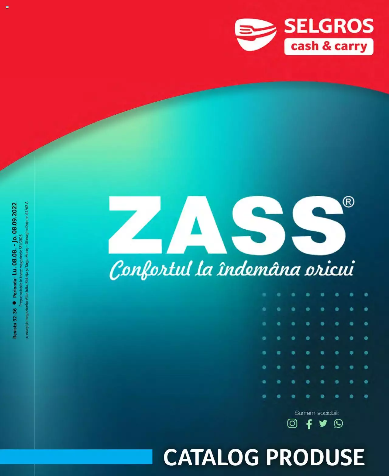 Catalog Selgros 8 August - 8 Septembrie 2022 | Pagina 1