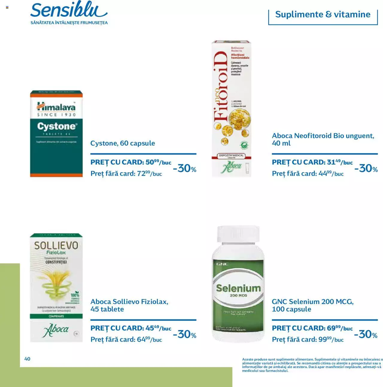 Catalog Sensiblu 1 Iulie - 31 August 2022 | Pagina 40
