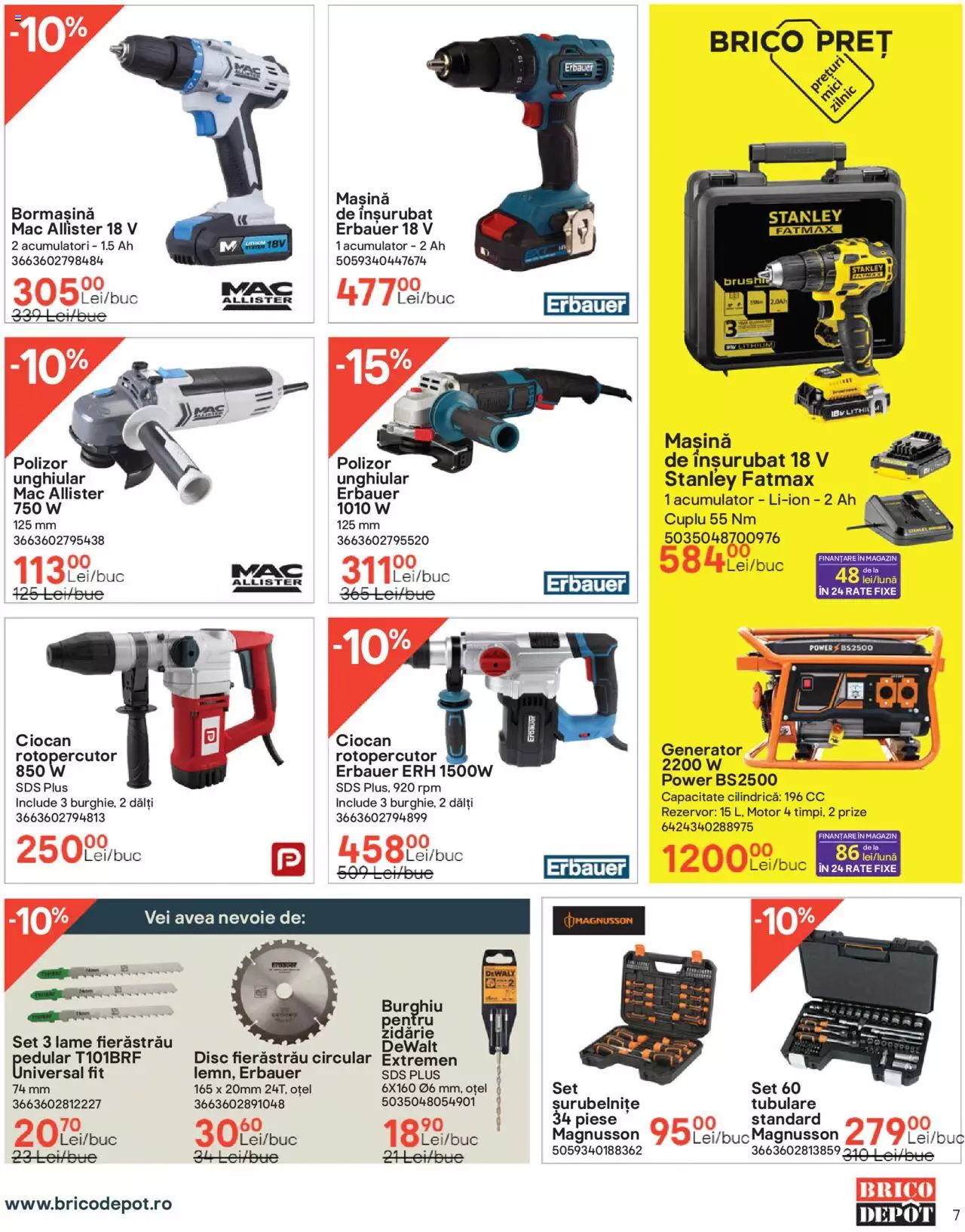Catalog Brico Depot 28 Octombrie - 20 Noiembrie 2022 | Pagina 7