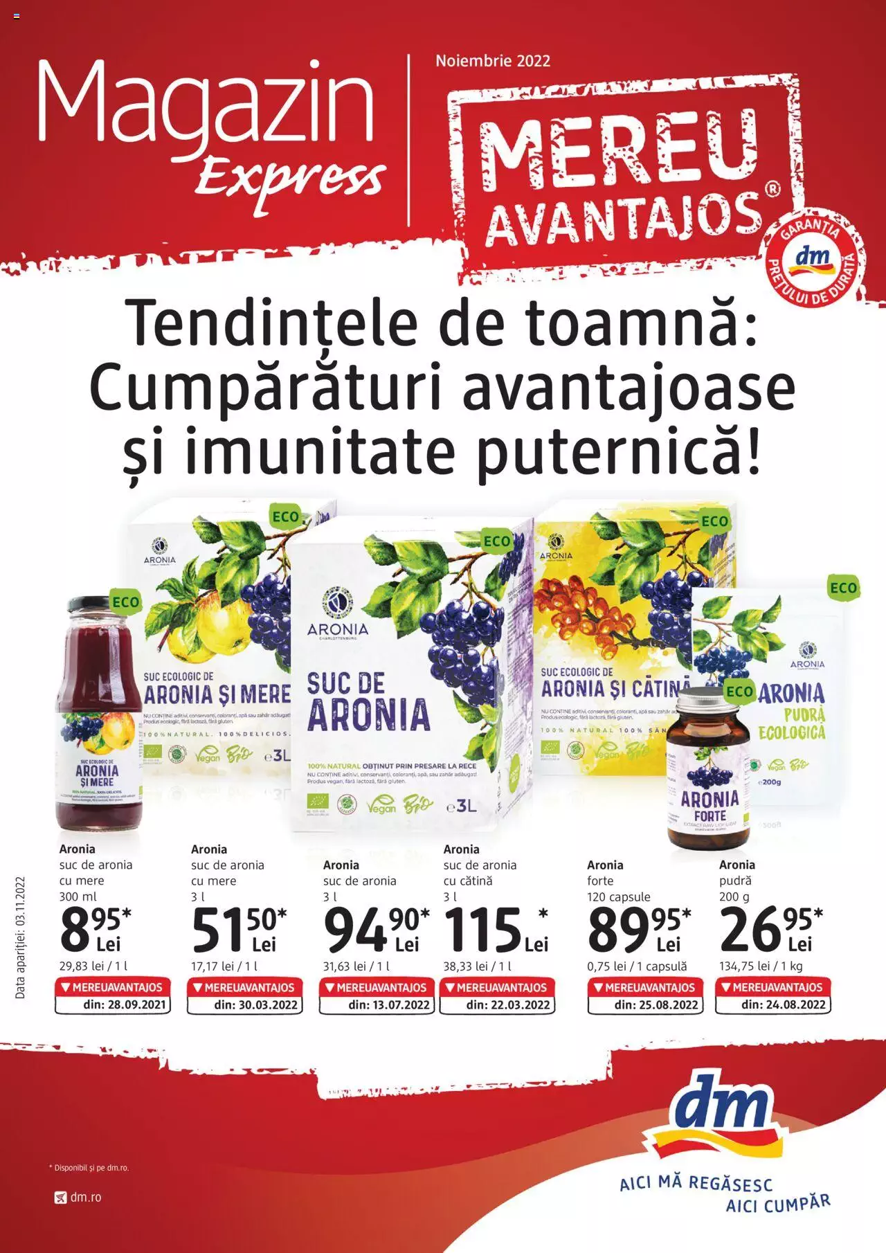 Catalog DM Drogerie Markt 3 - 29 Noiembrie 2022 | Pagina 1