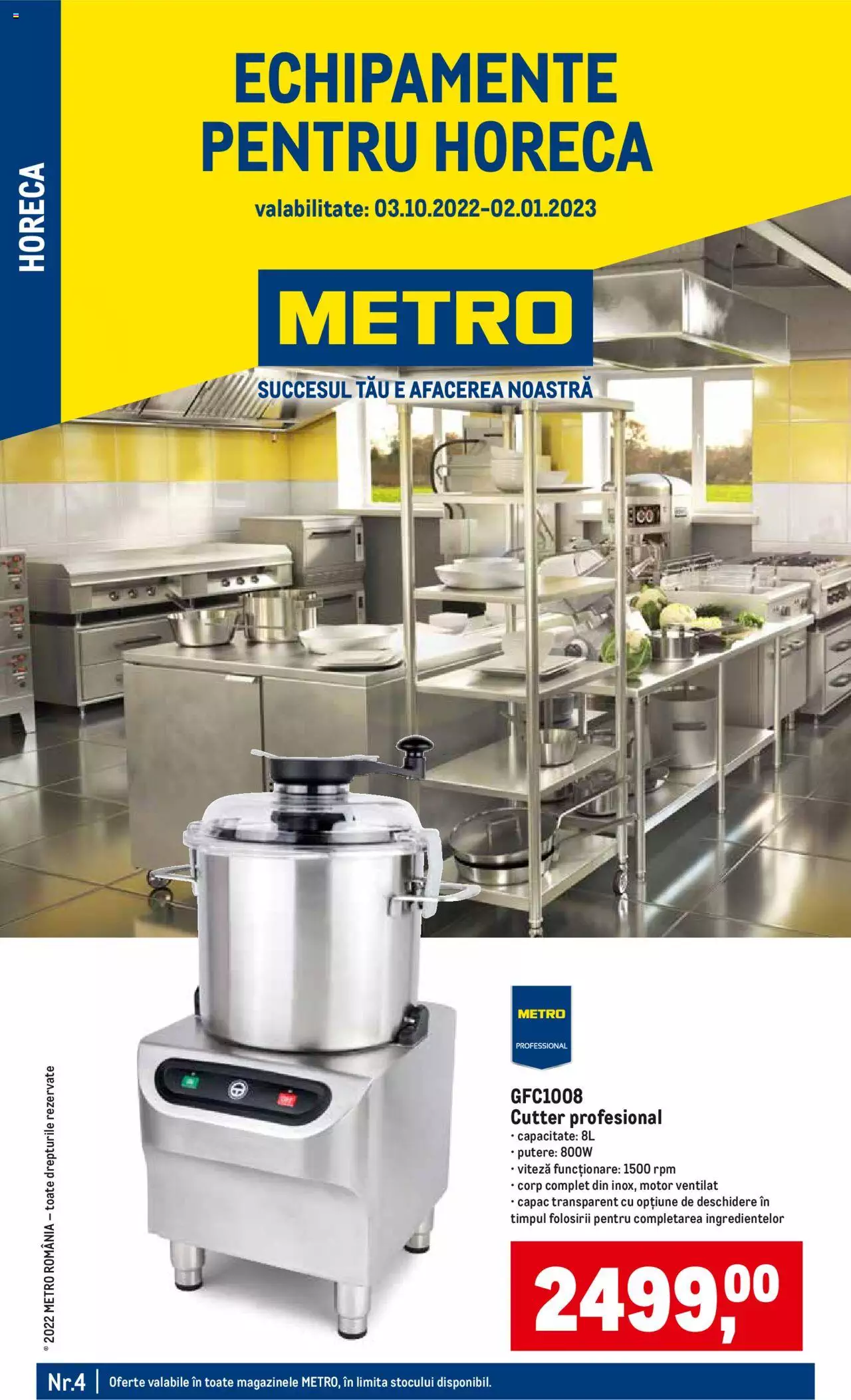 Catalog METRO 3 Octombrie 2022 - 2 Ianuarie 2023 | Pagina 1