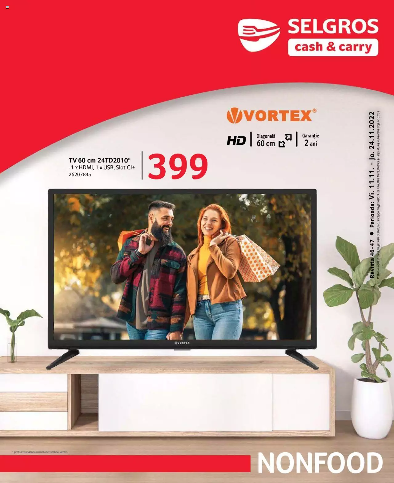 Catalog Selgros 11 - 24 Noiembrie 2022 | Pagina 1