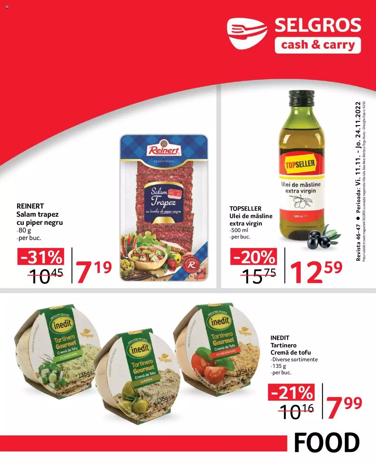 Catalog Selgros 11 - 24 Noiembrie 2022 | Pagina 1
