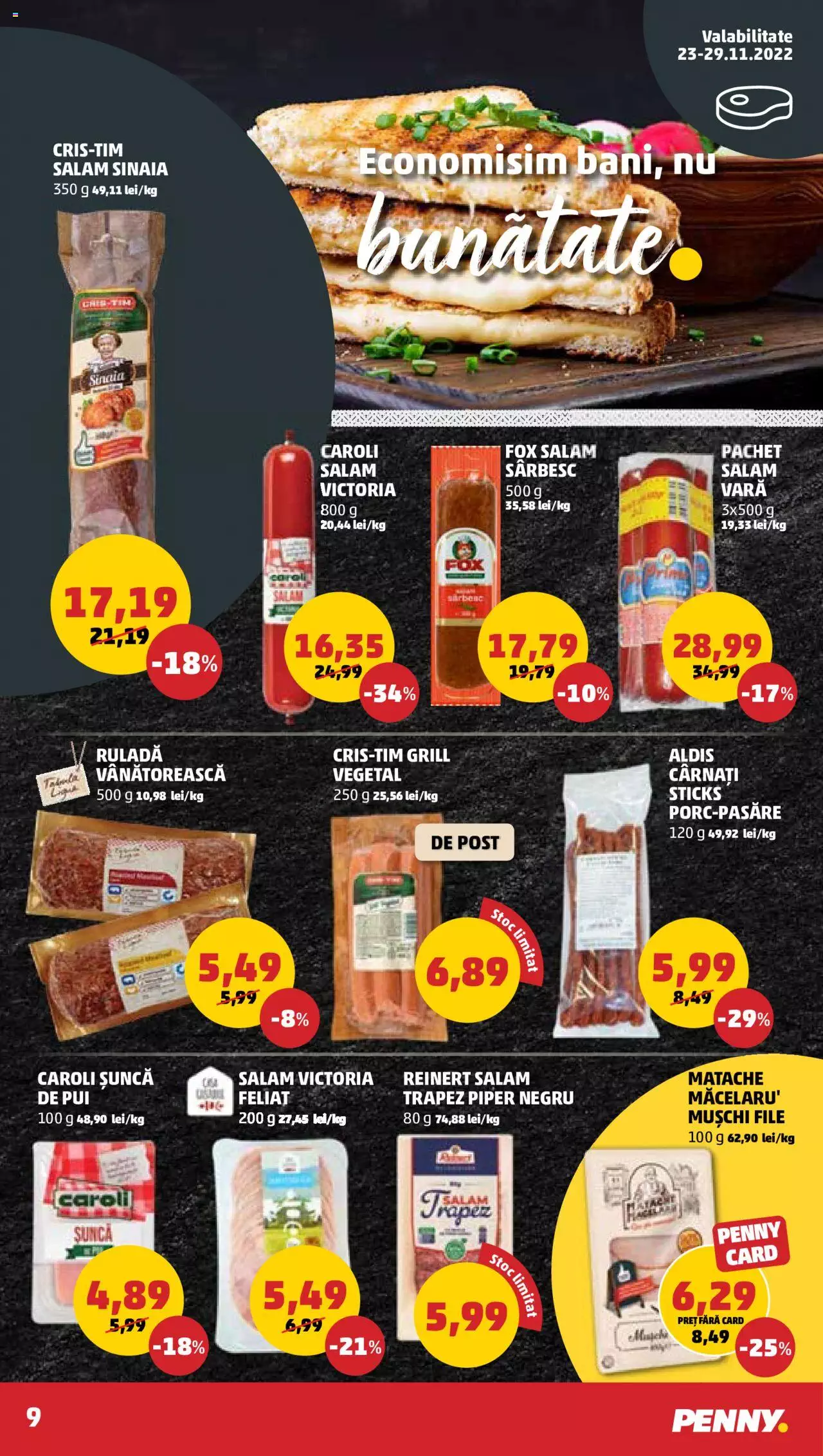 Catalog PENNY Market 23 - 29 Noiembrie 2022 | Pagina 9