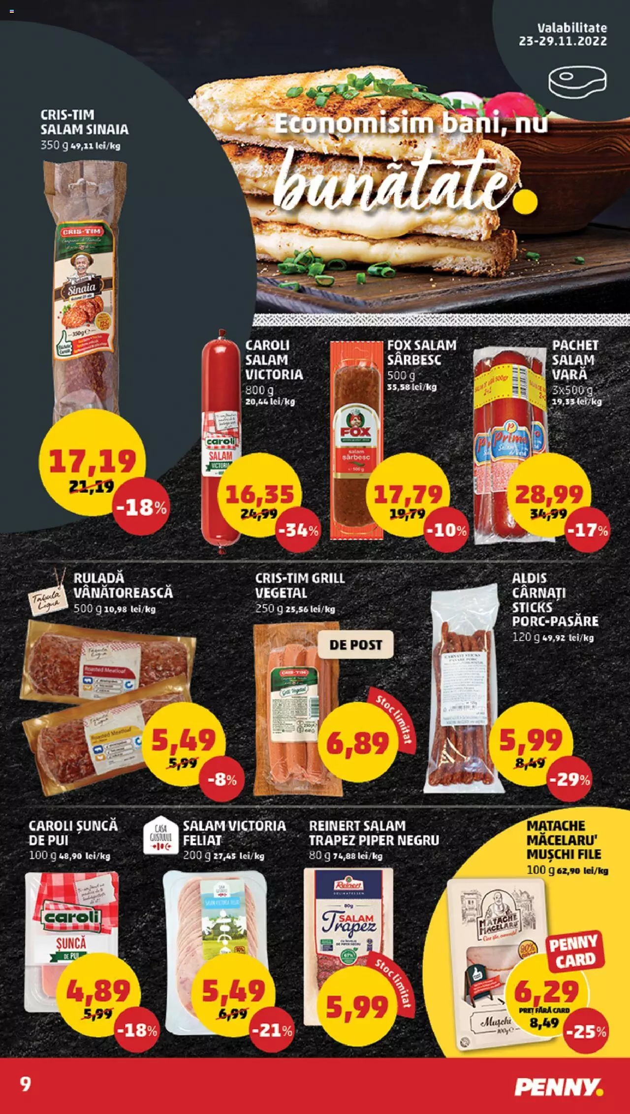 Catalog PENNY Market 23 - 29 Noiembrie 2022 | Pagina 9