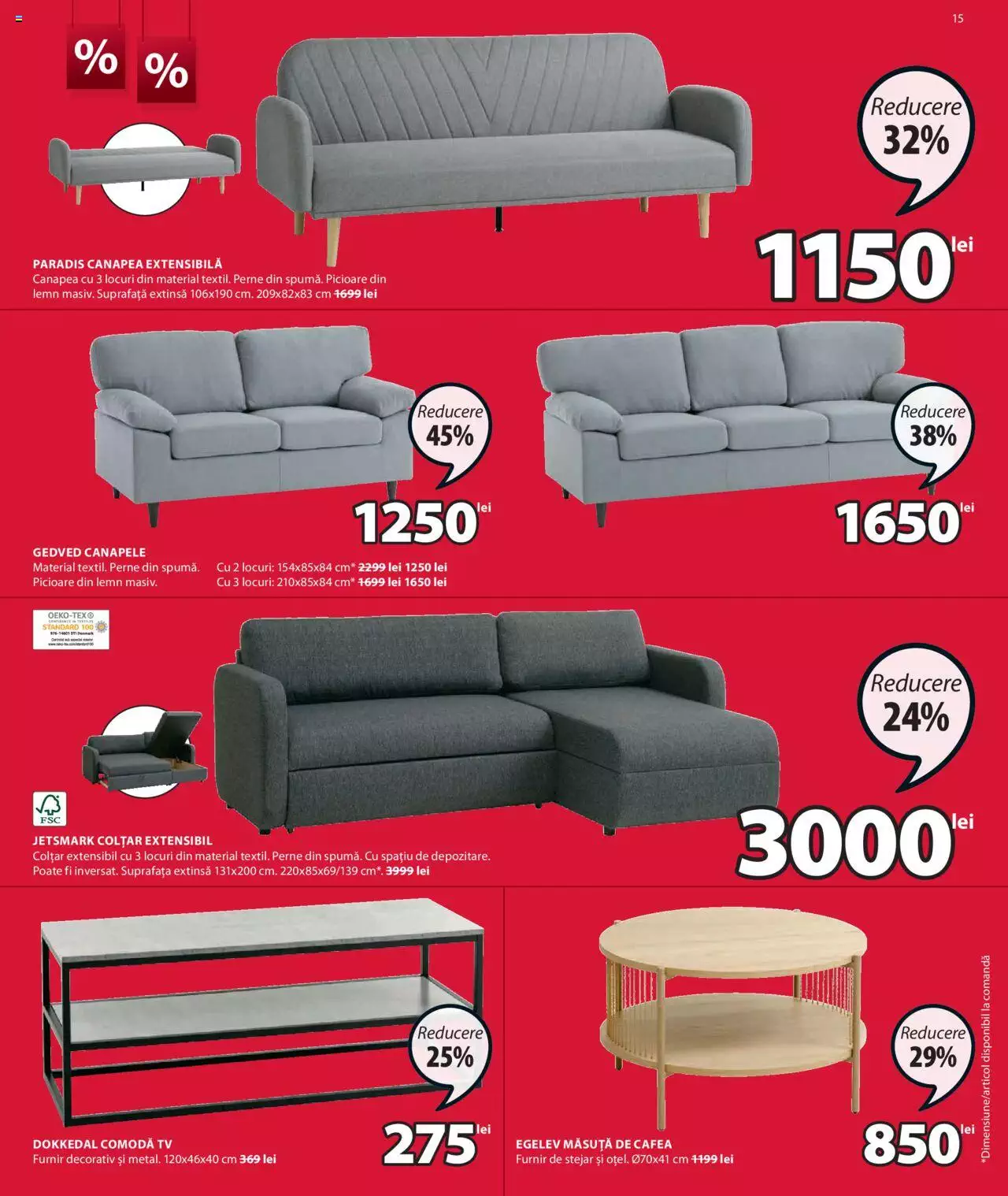 Catalog JYSK 29 Decembrie 2022 - 25 Ianuarie 2023 | Pagina 15