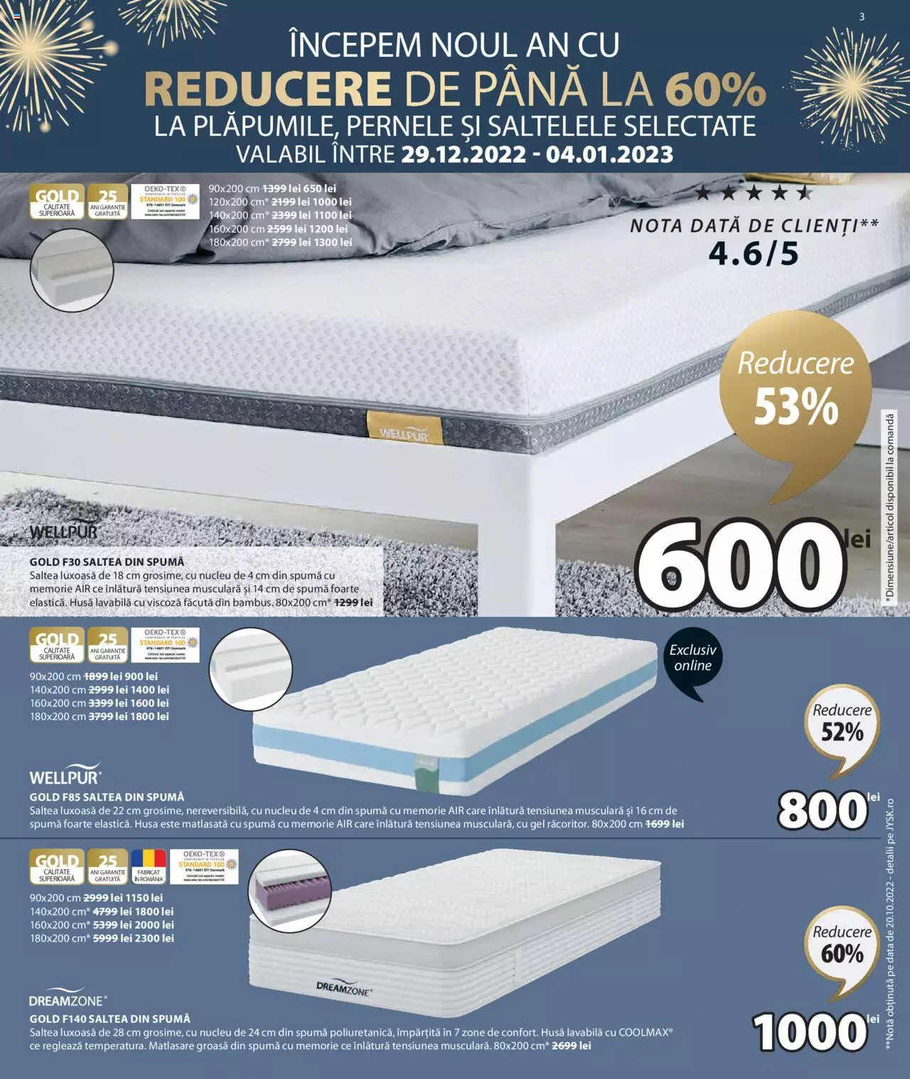 Catalog JYSK 29 Decembrie 2022 - 25 Ianuarie 2023 | Pagina 3