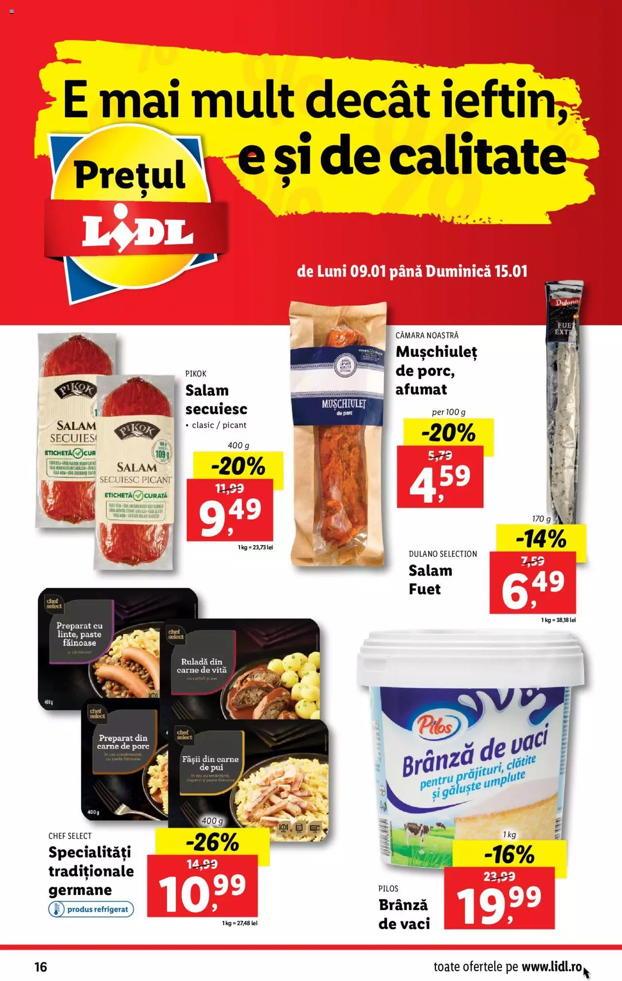 Catalog LIDL 9 - 15 Ianuarie 2023 | Pagina 16