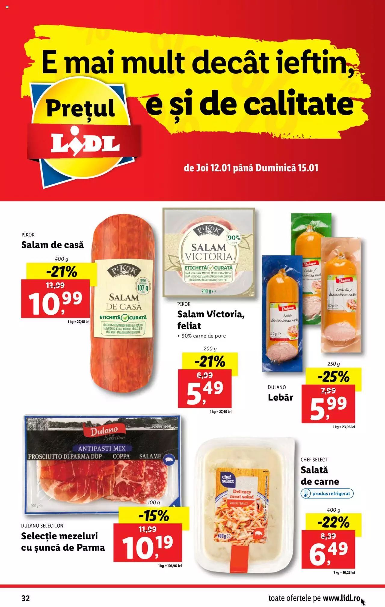 Catalog LIDL 9 - 15 Ianuarie 2023 | Pagina 32