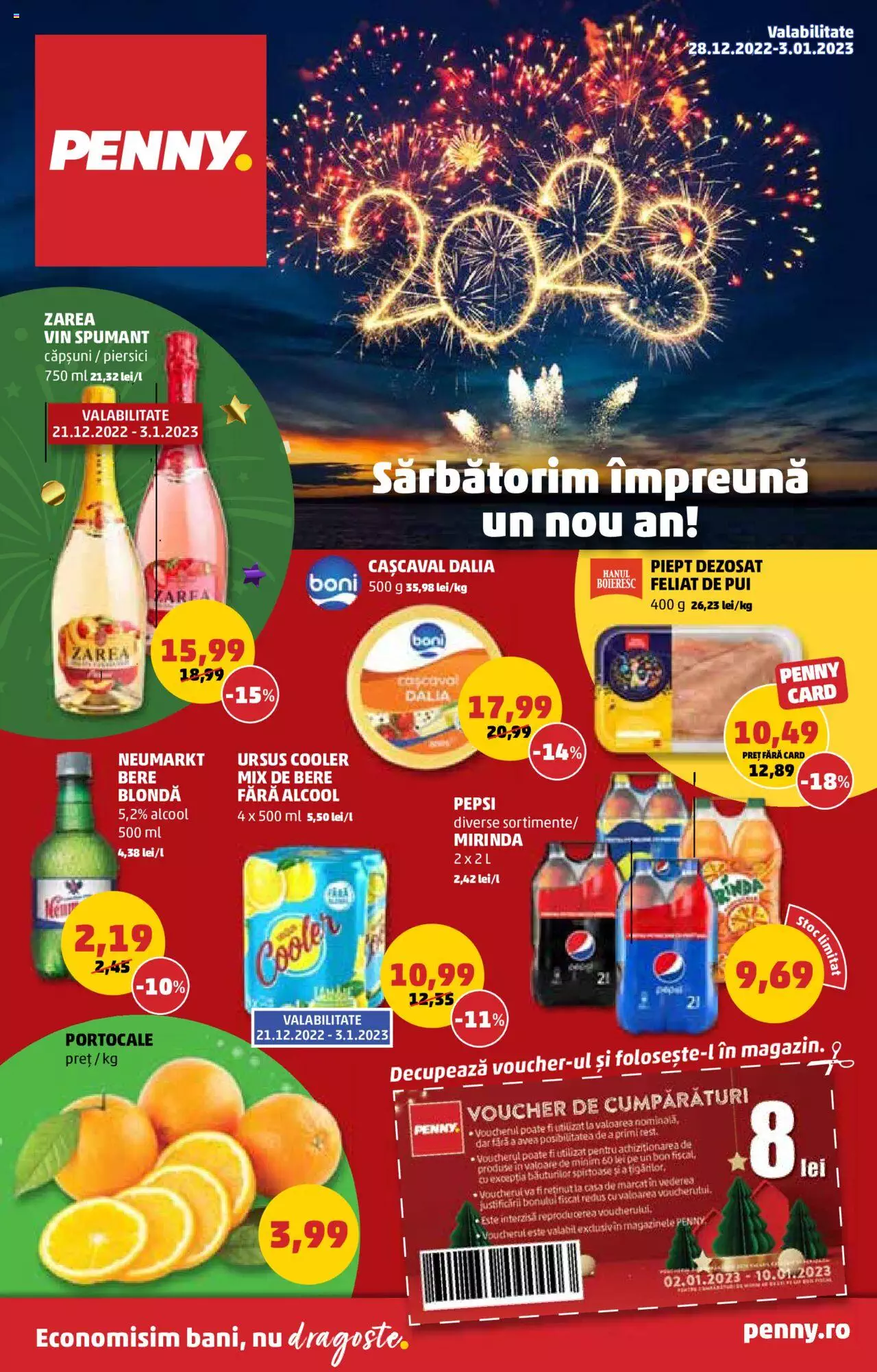 Catalog PENNY Market 28 Decembrie 2022 - 3 Ianuarie 2023 | Pagina 1