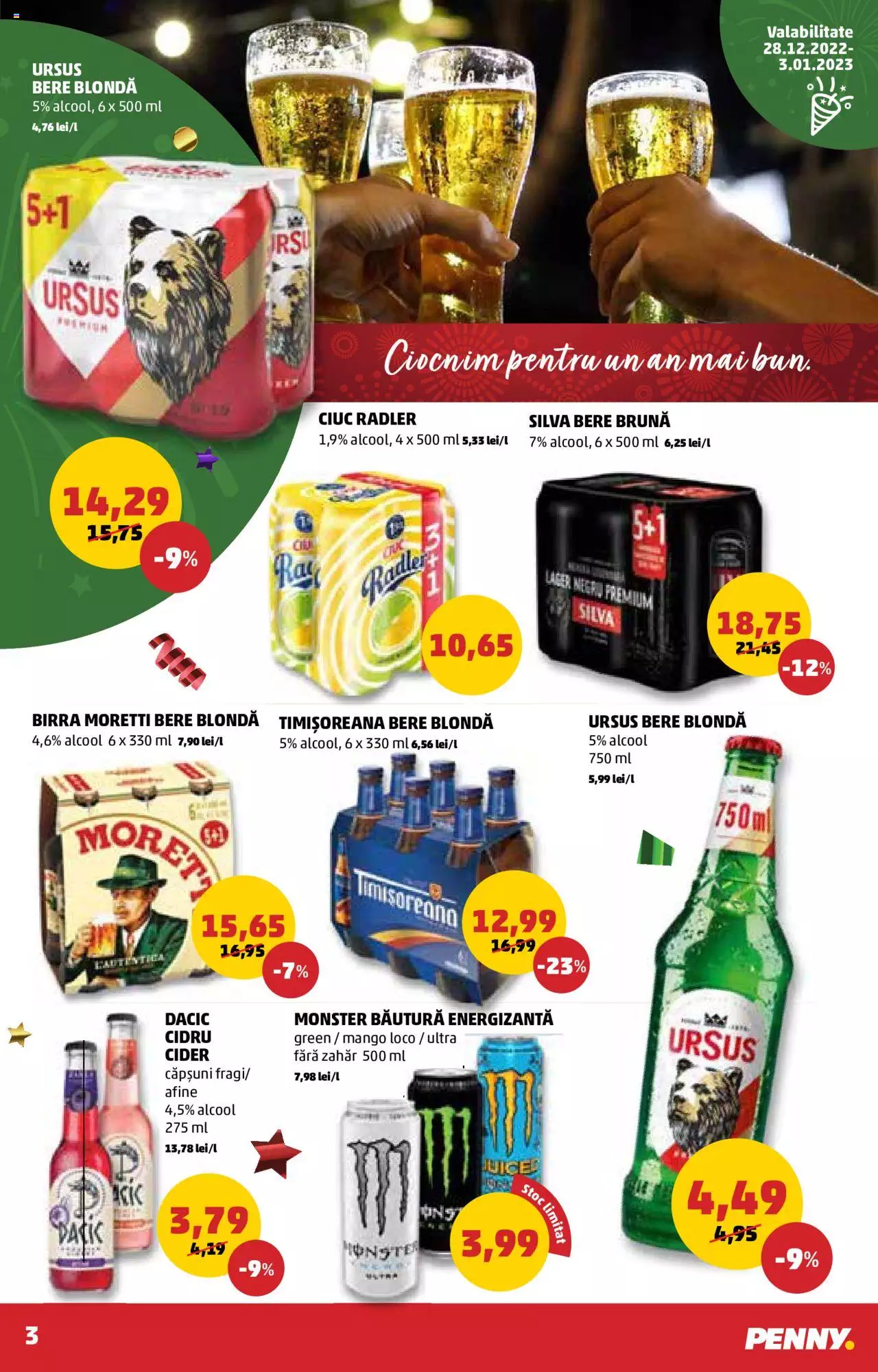 Catalog PENNY Market 28 Decembrie 2022 - 3 Ianuarie 2023 | Pagina 3