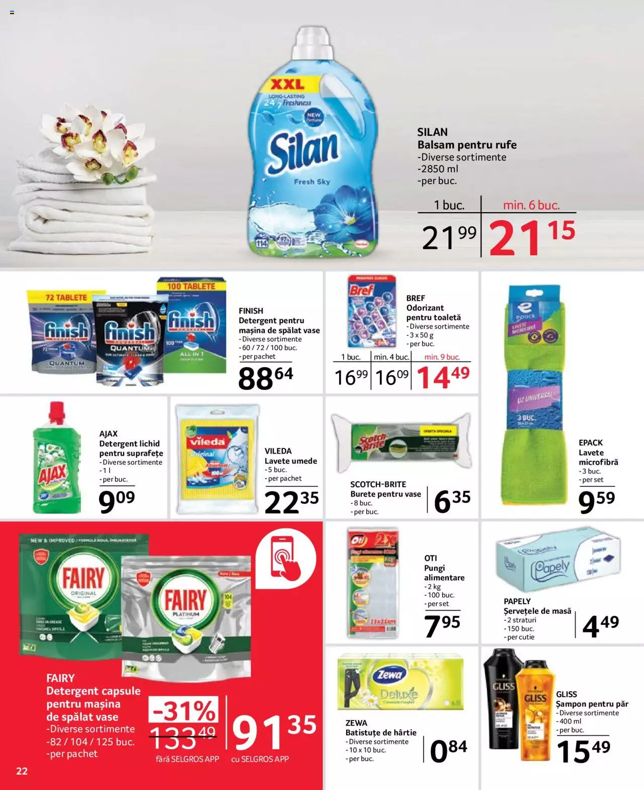 Catalog Selgros 20 Ianuarie - 2 Februarie 2023 | Pagina 22
