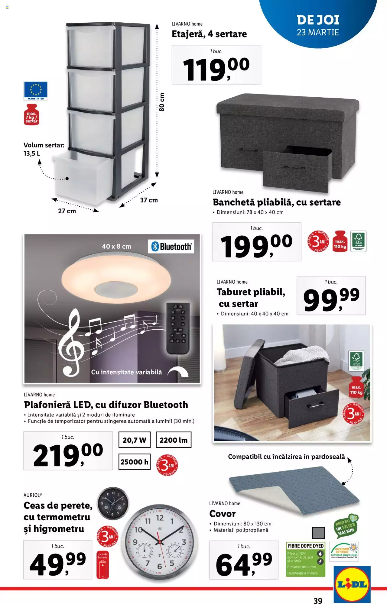 Catalog LIDL 20 - 26 Martie 2023 | Pagina 39