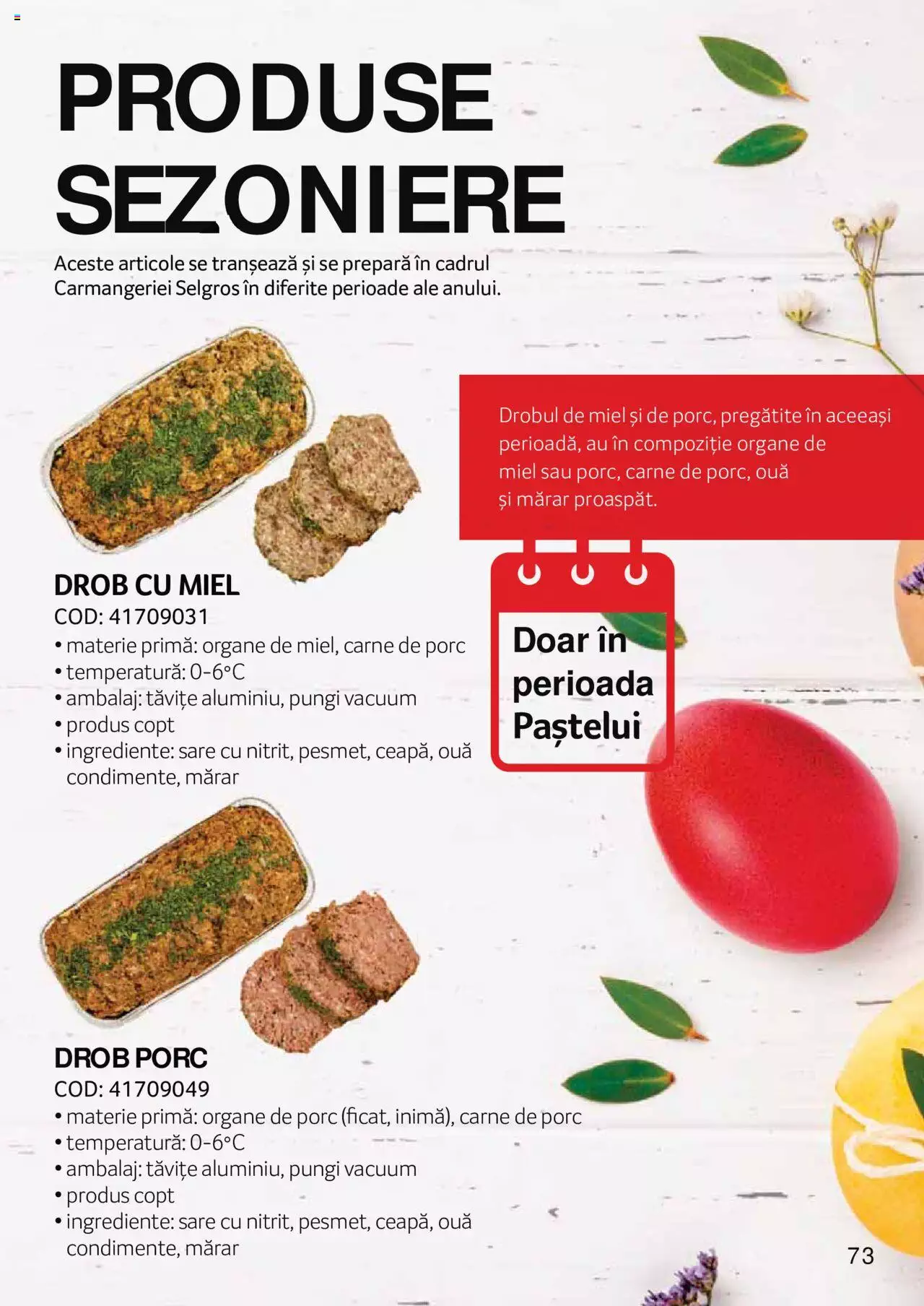 Catalog Selgros 27 Aprilie - 31 Decembrie 2023 | Pagina 73