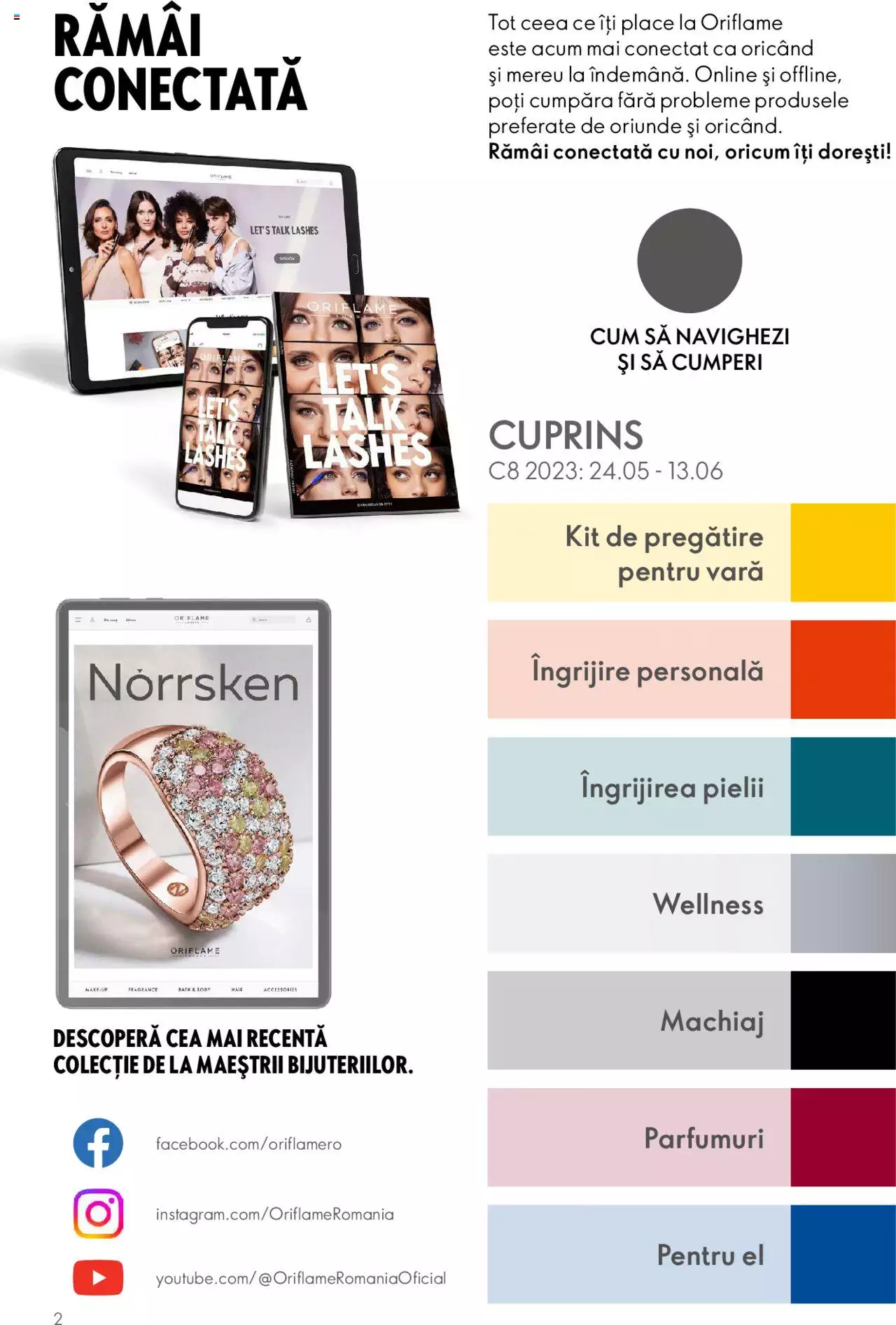 Catalog Oriflame 24 Mai - 13 Iunie 2023 | Pagina 2