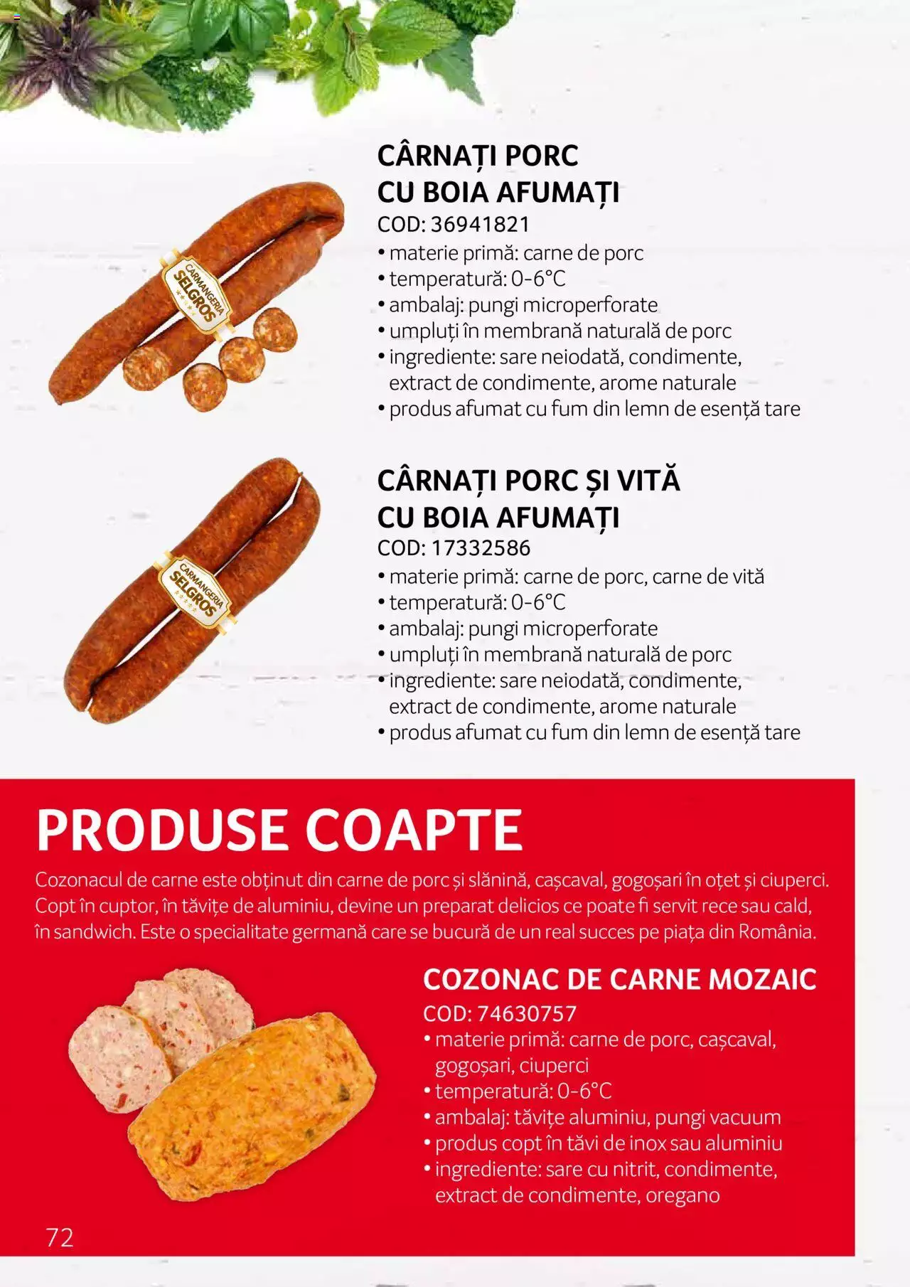 Catalog Selgros 27 Aprilie - 31 Decembrie 2023 | Pagina 72