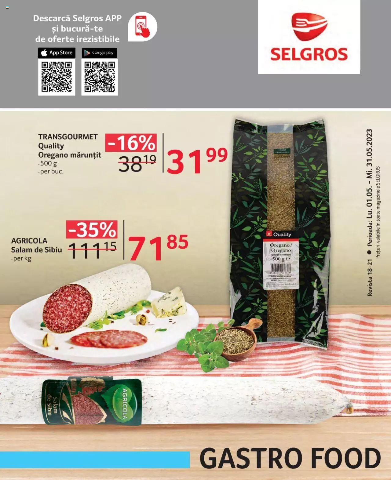 Catalog Selgros 1 - 31 Mai 2023 | Pagina 1
